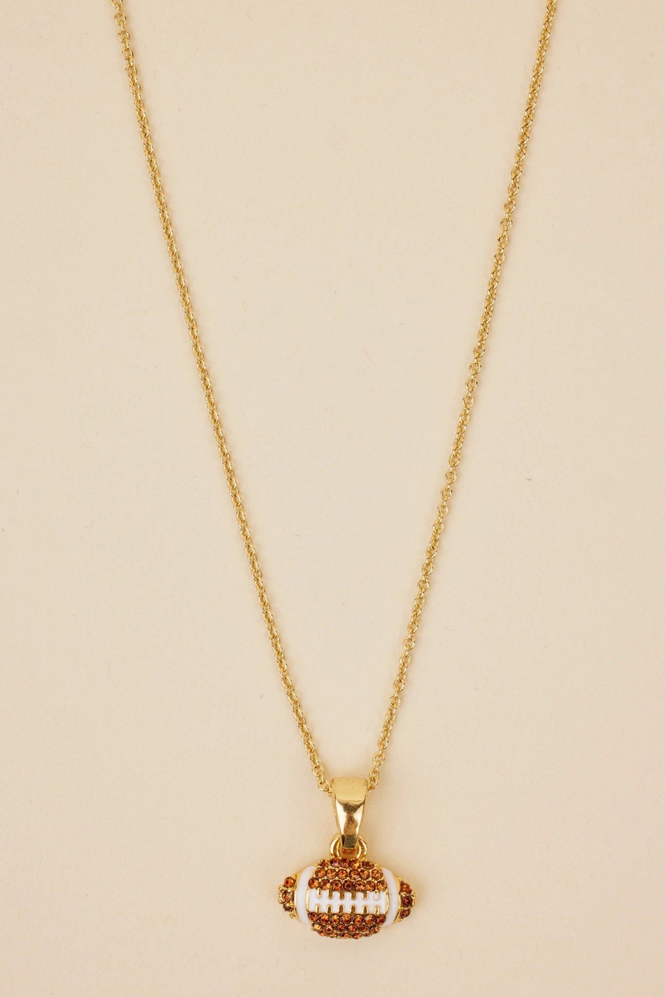 Fallon Football Necklace