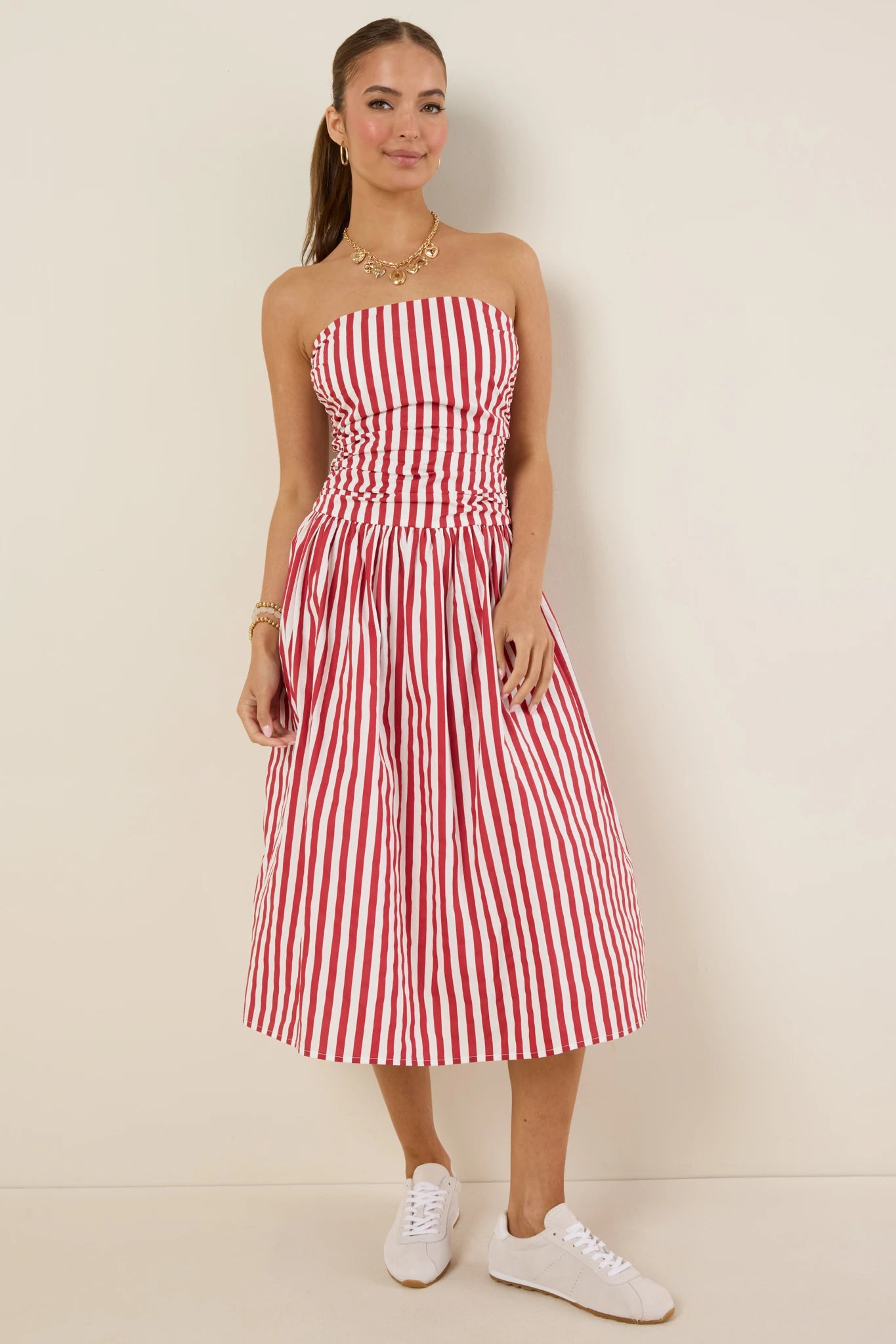 Jaylen Dress- Red