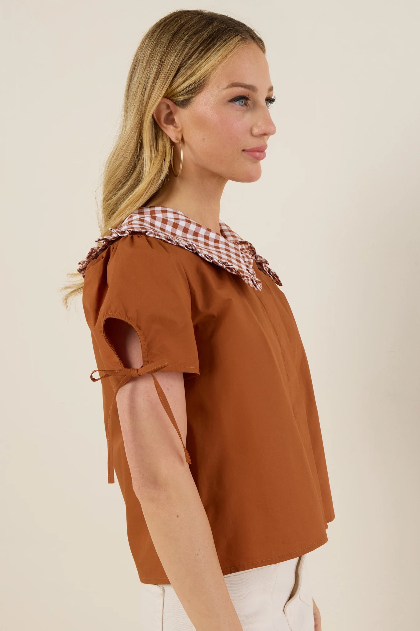 Quinn Top- Rust