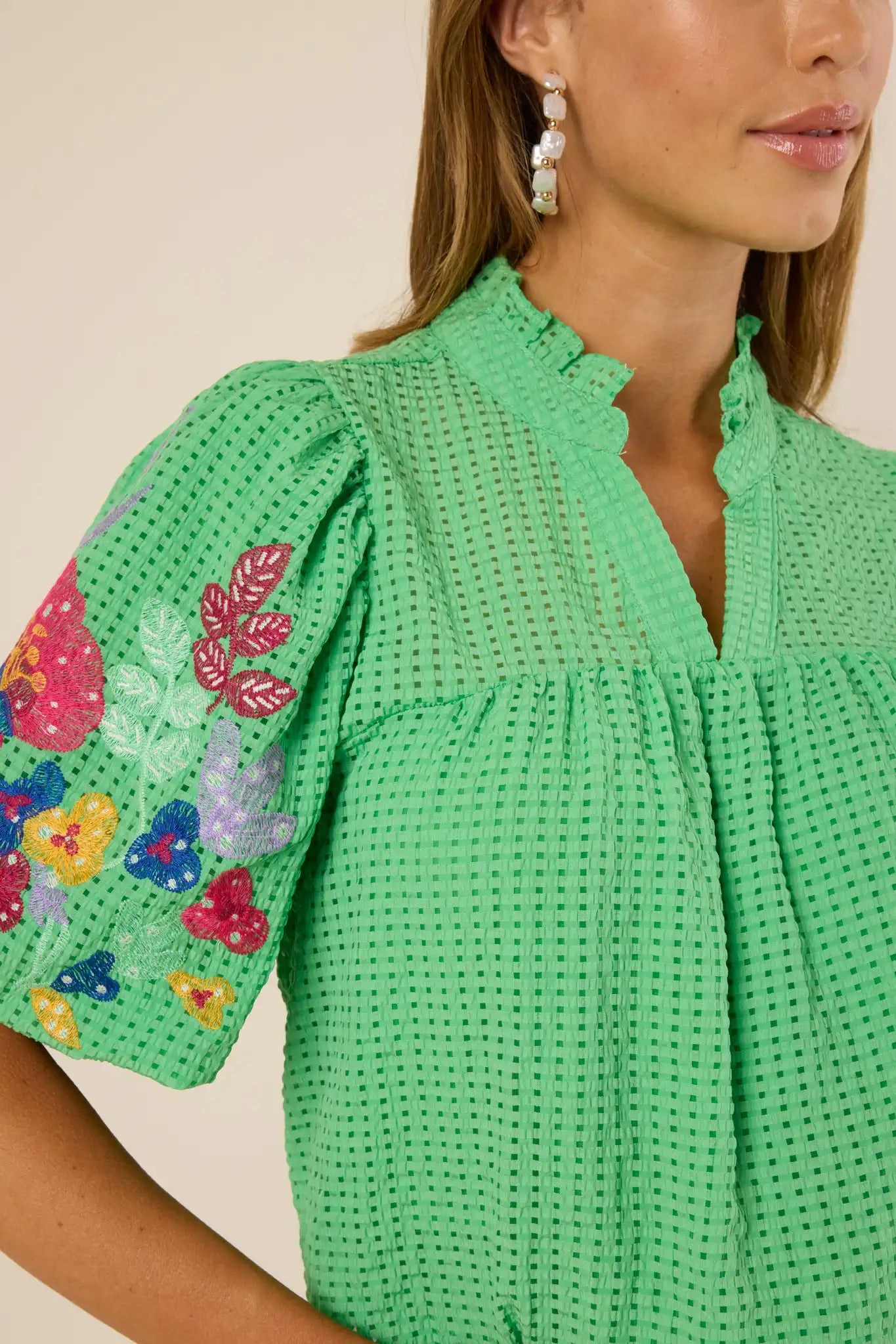 Amelia Top- Green