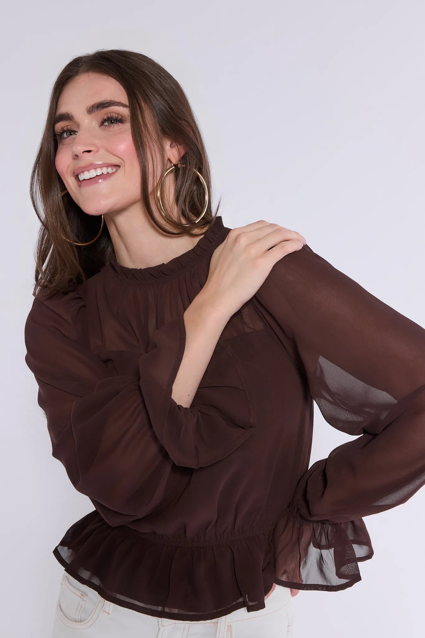 Capri Top- Brown