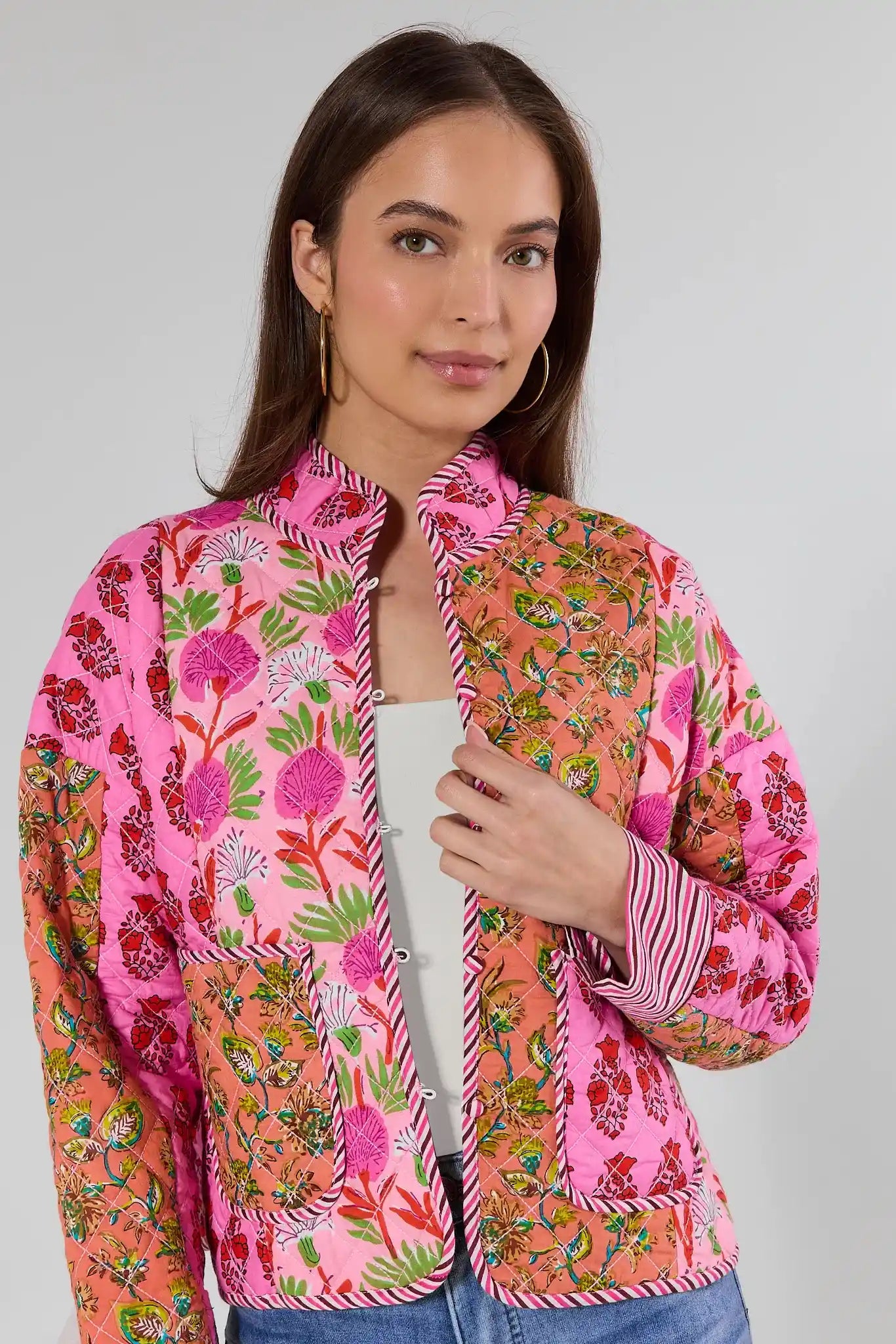Susie Quilted Floral Jacket