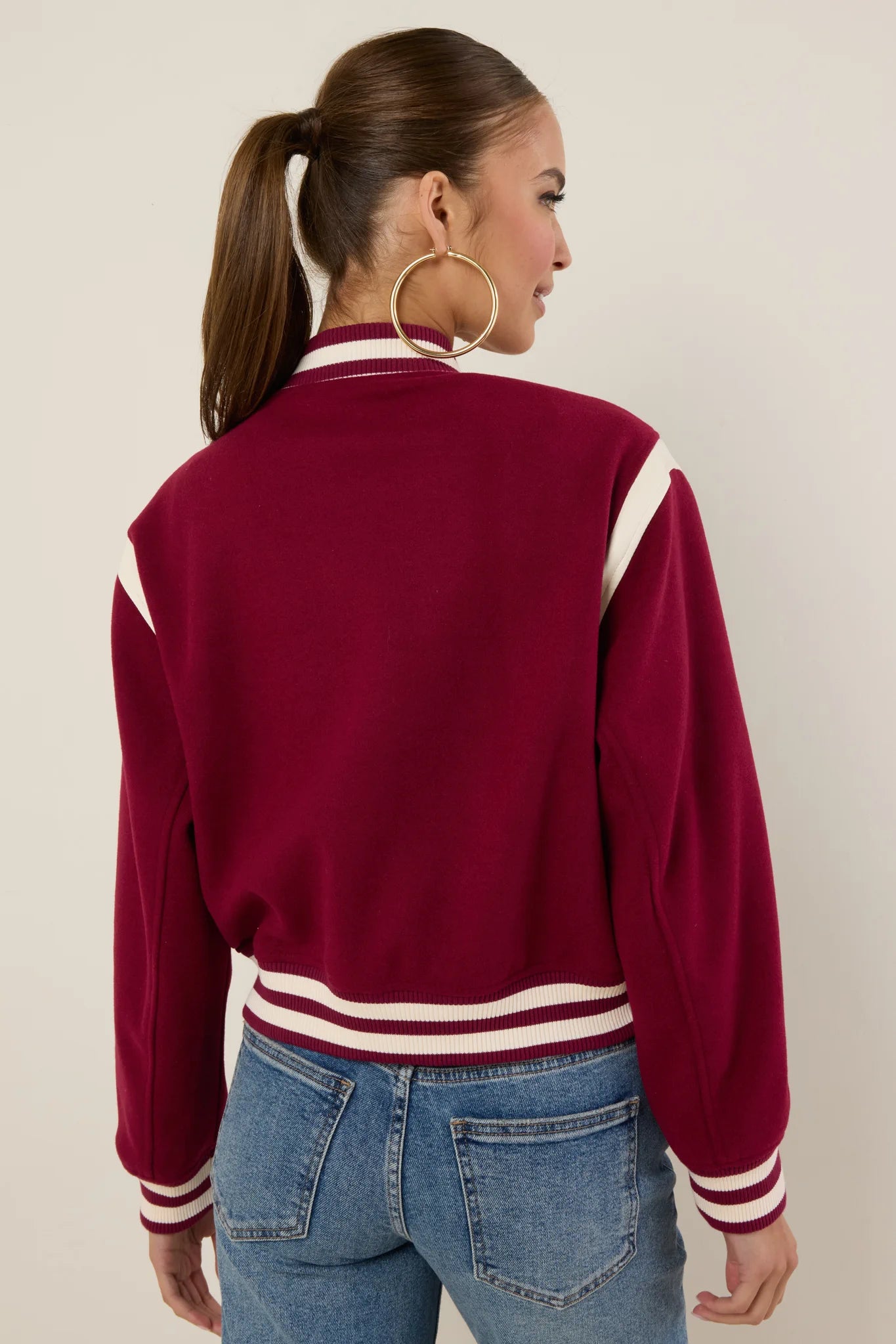 Cindy Jacket- Maroon