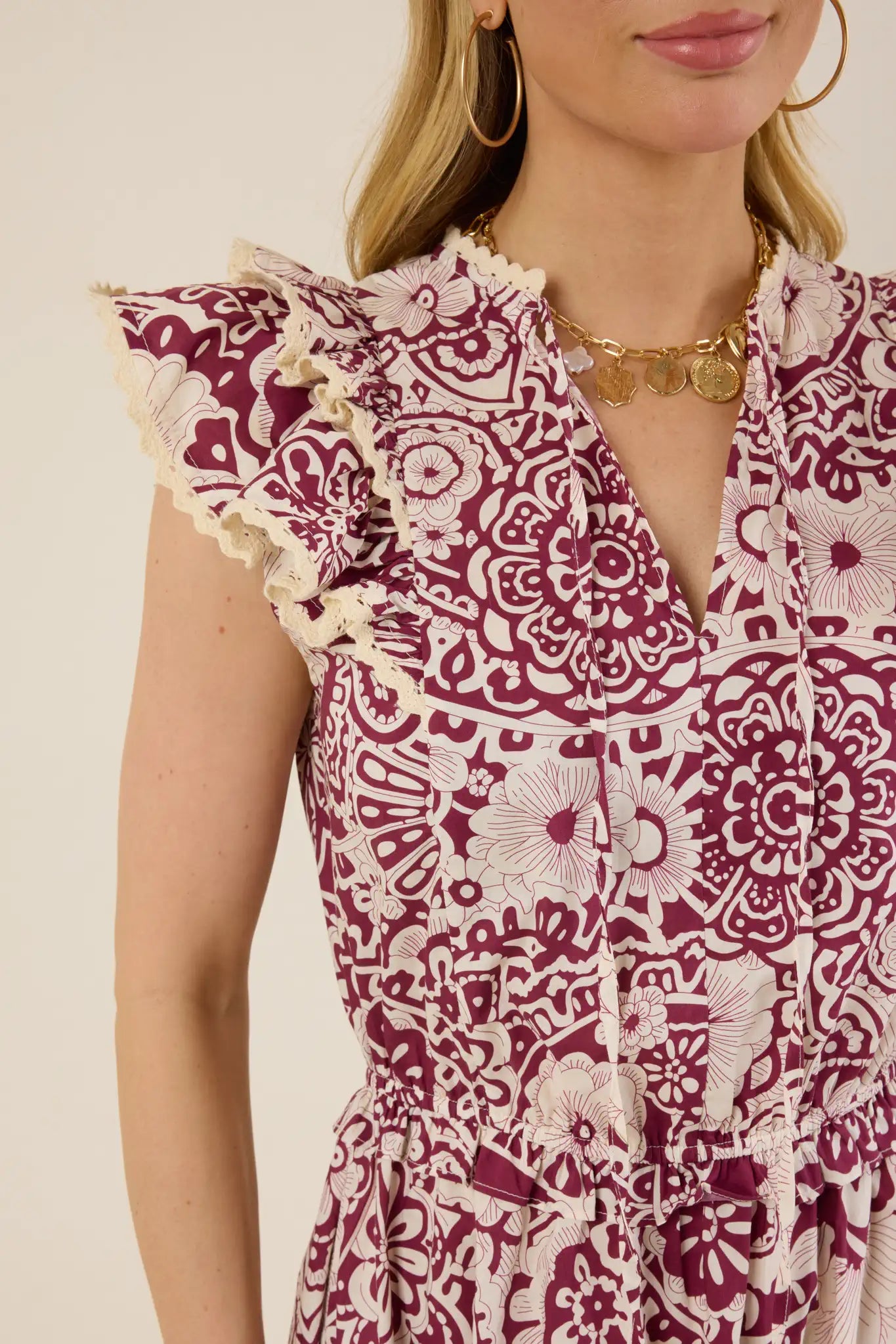 Maren Dress- Plum