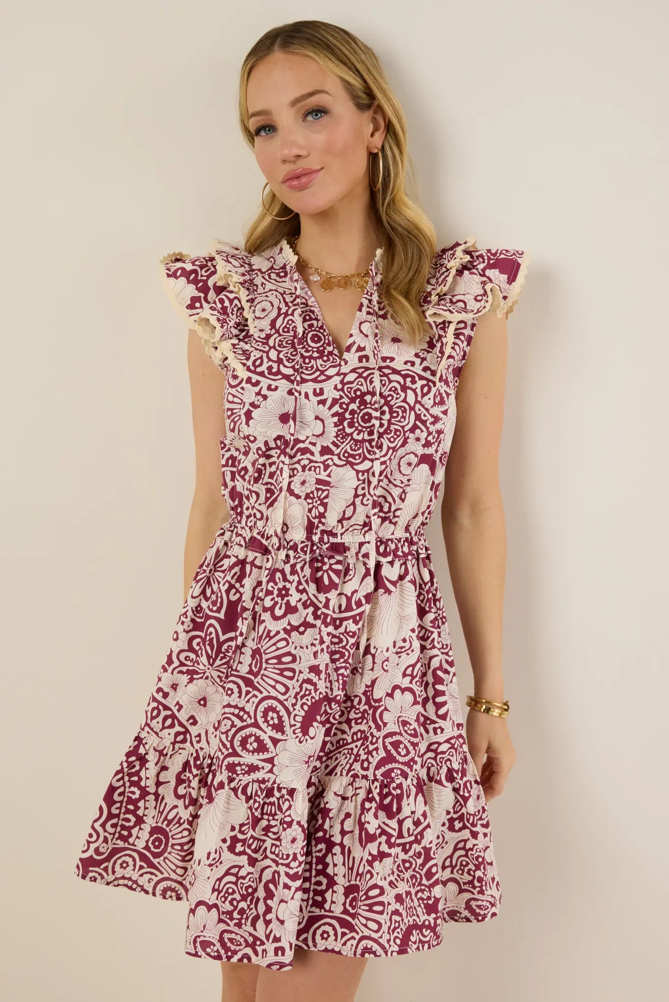 Maren Dress- Plum