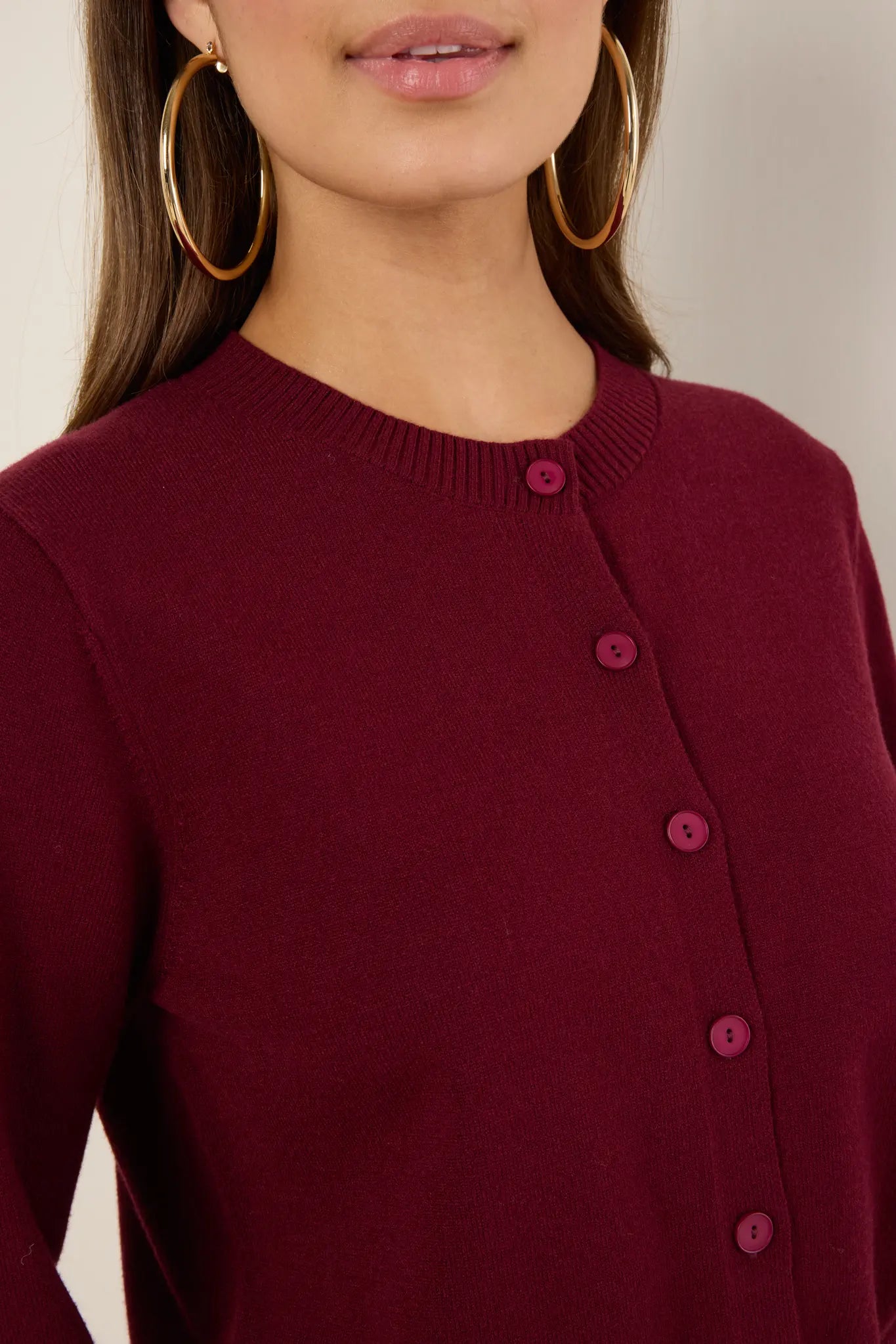 Sarah Cardigan- Maroon