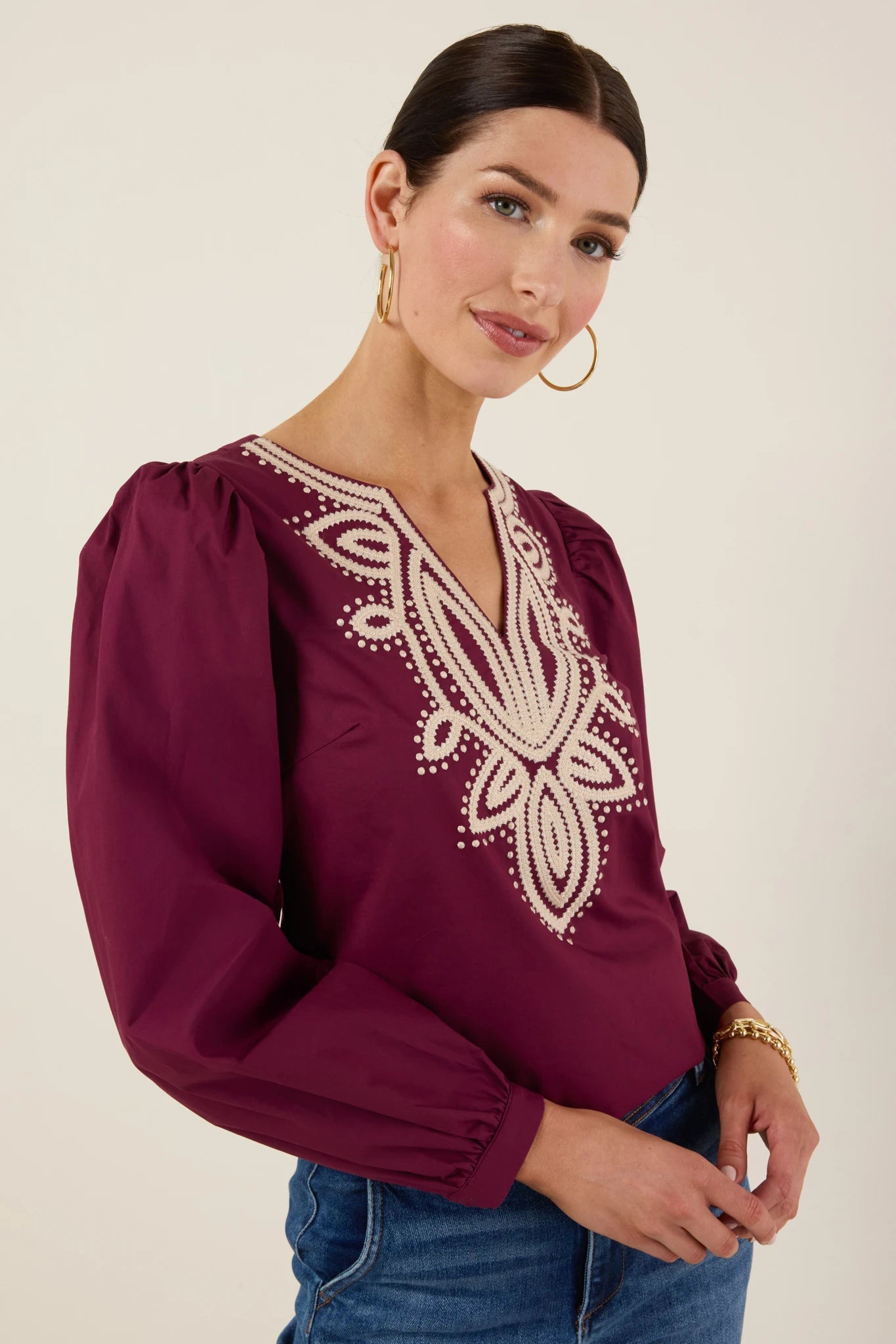 Murray Top- Maroon