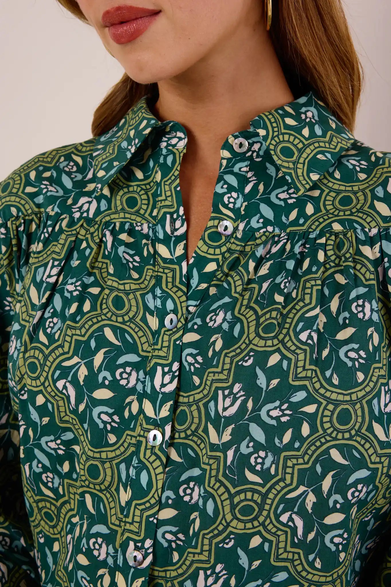 Trudy Top- Olive