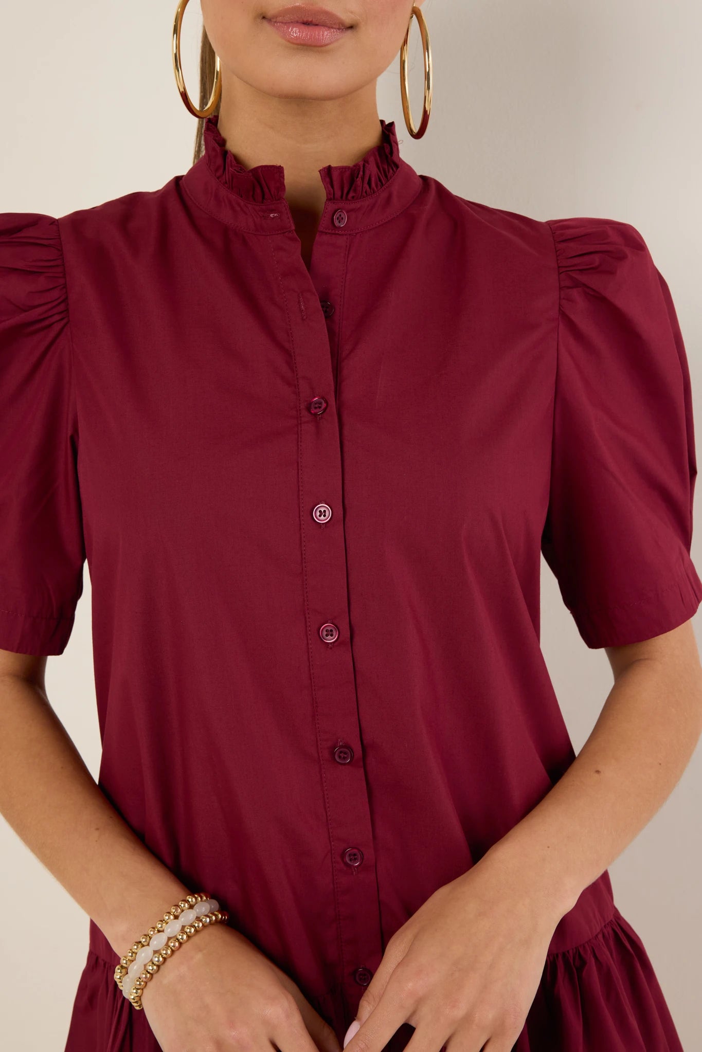 Reena Dress- Maroon