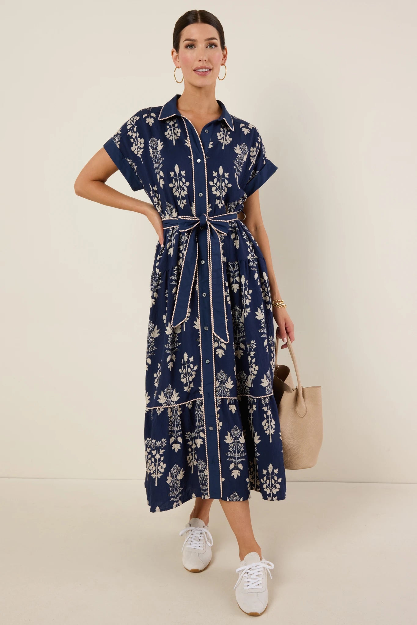 Cleo Dress- Navy