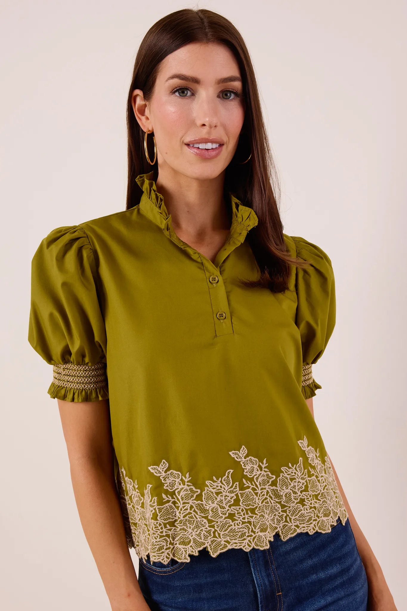 Prudence Top- Olive