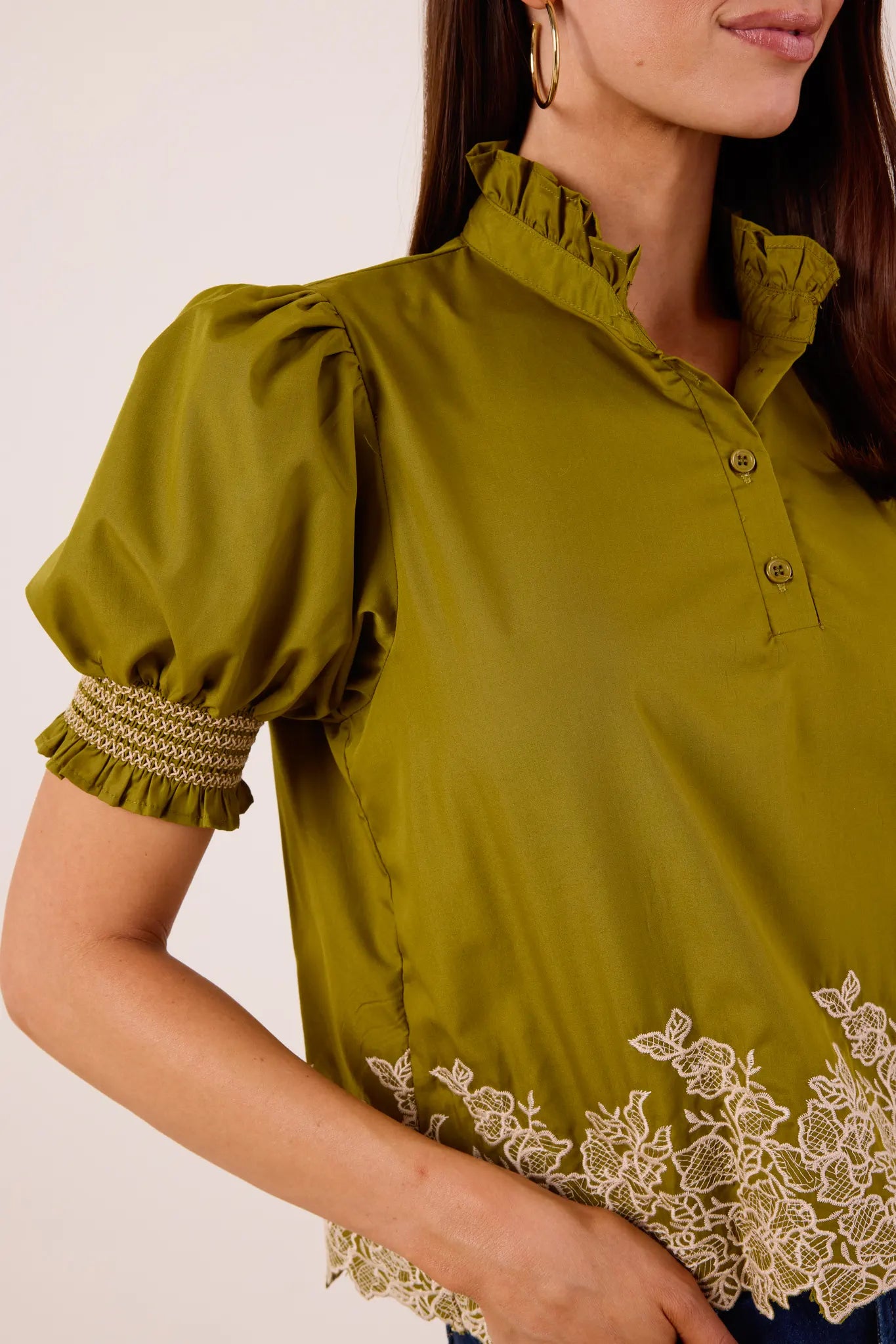 Prudence Top- Olive