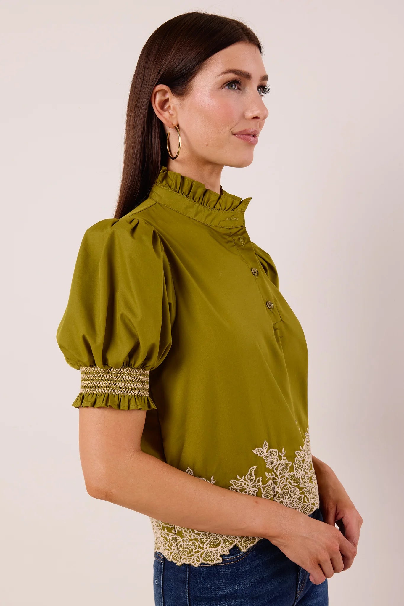 Prudence Top- Olive