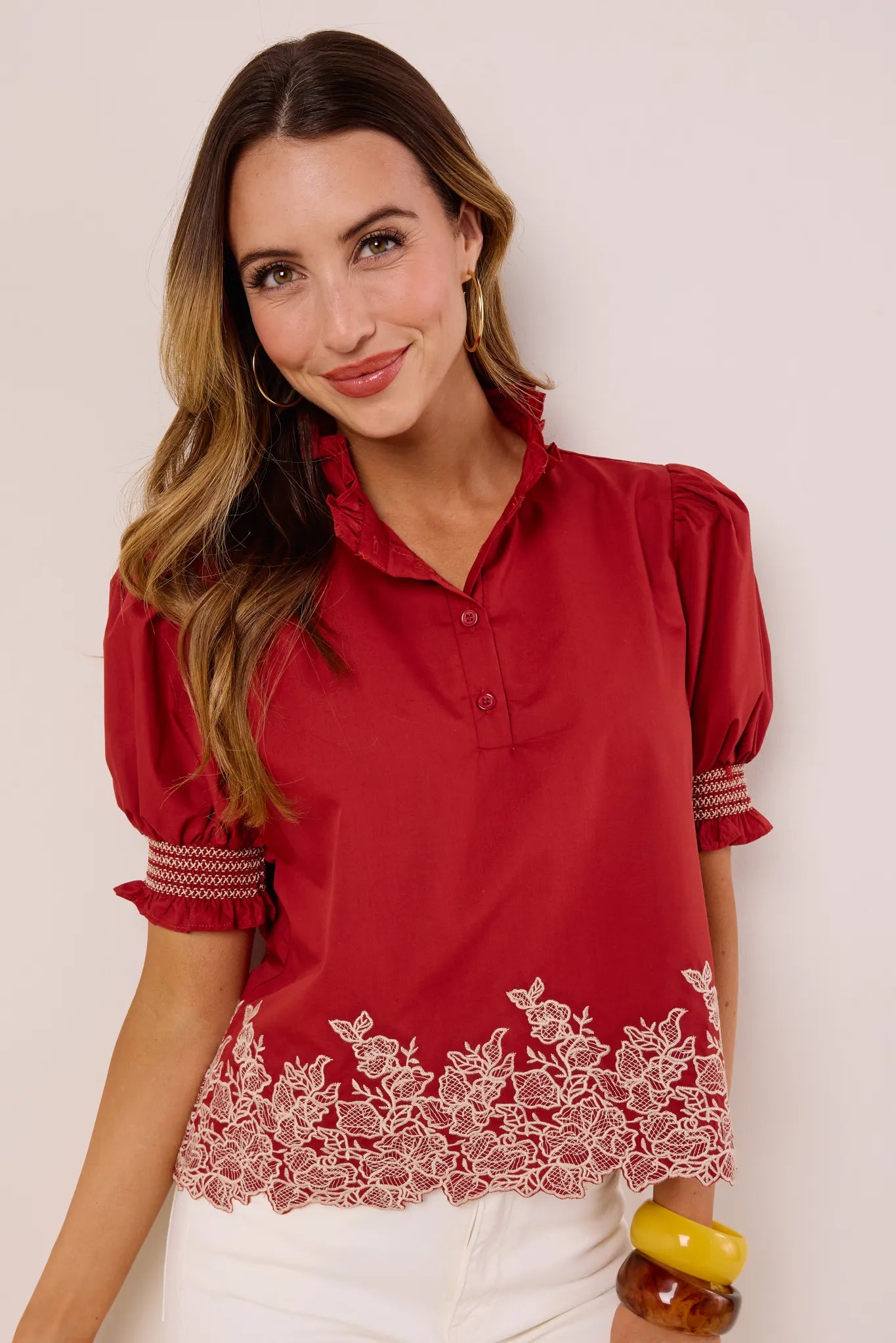 Prudence Top- Red