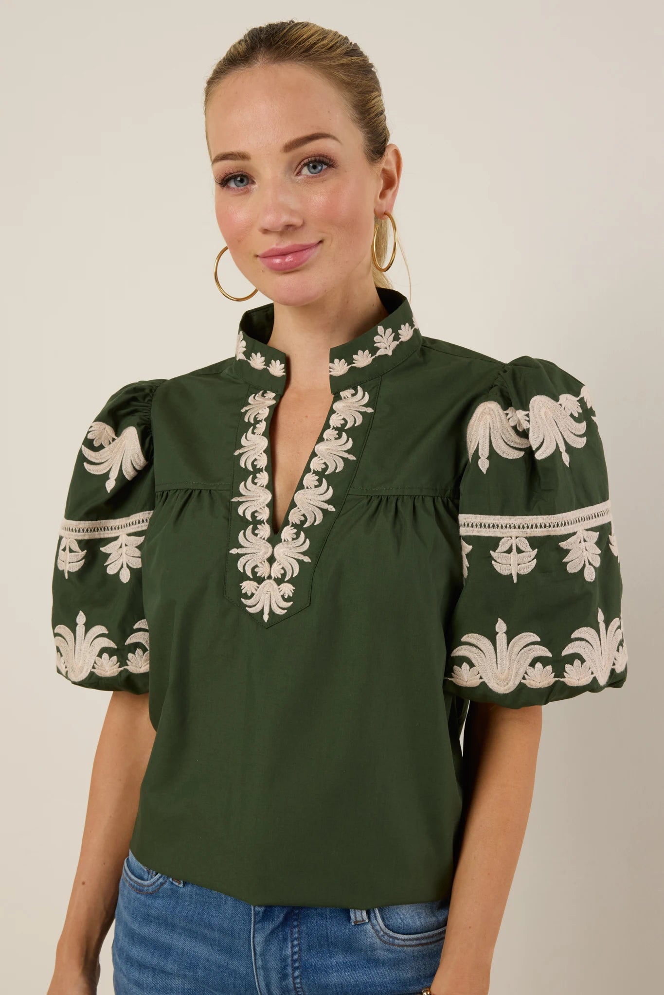 Lyla Top- Green