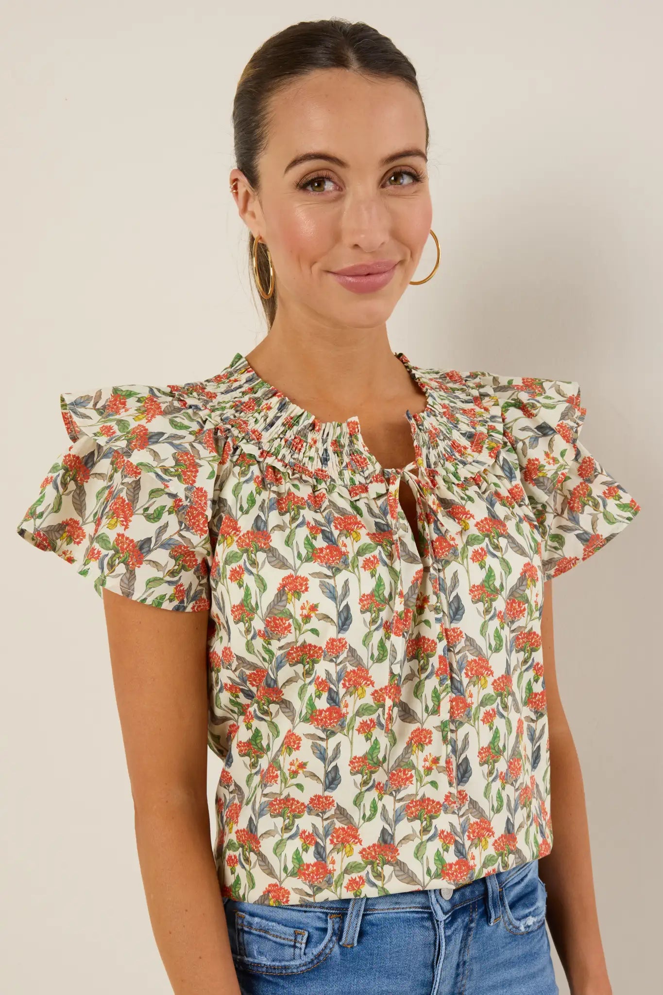 Annalyn Top- Orange