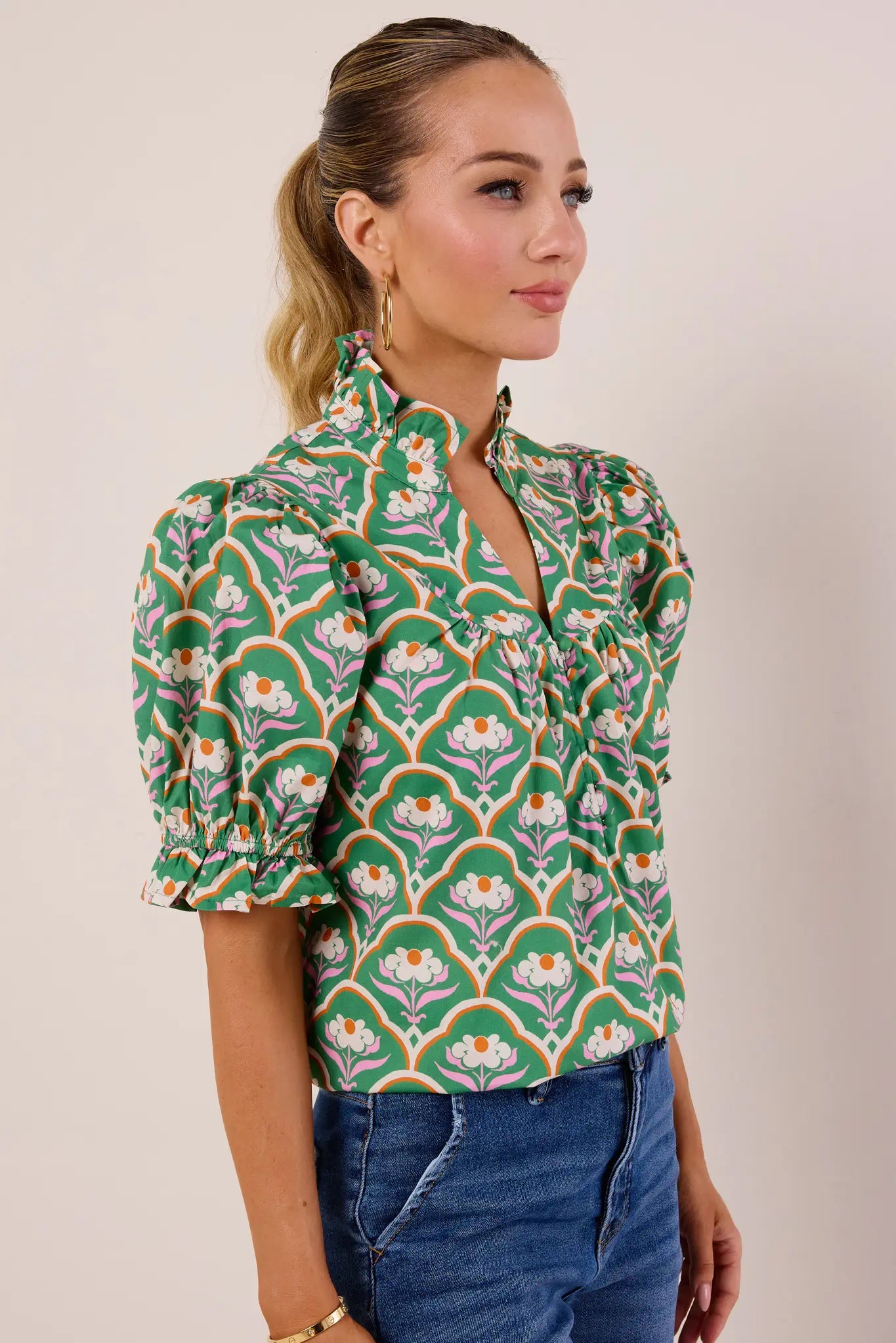 Liza Top- Green