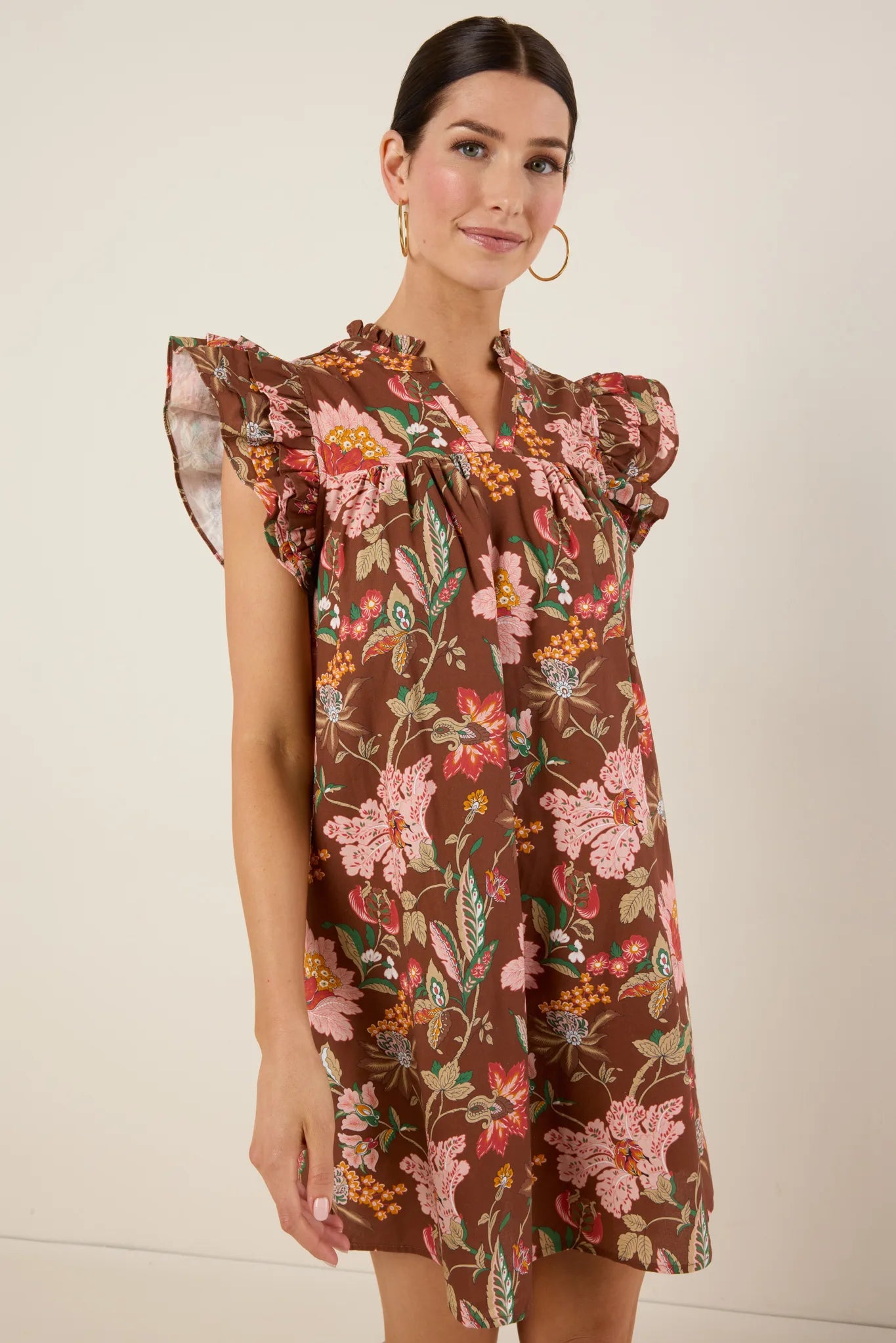Romy Dress- Brown