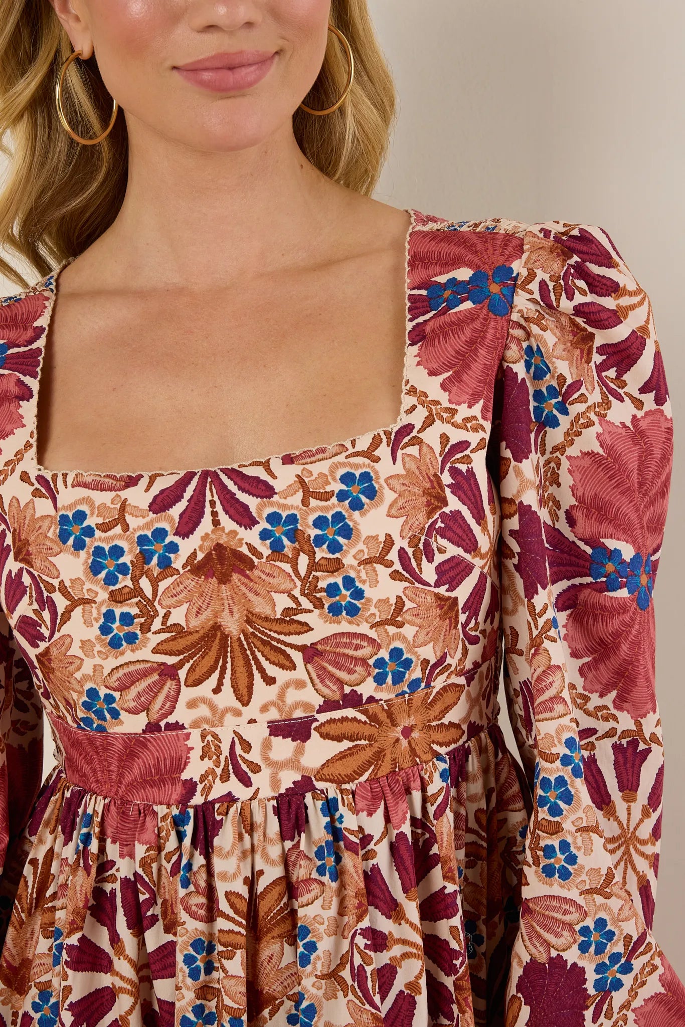 Sally Dress- Maroon