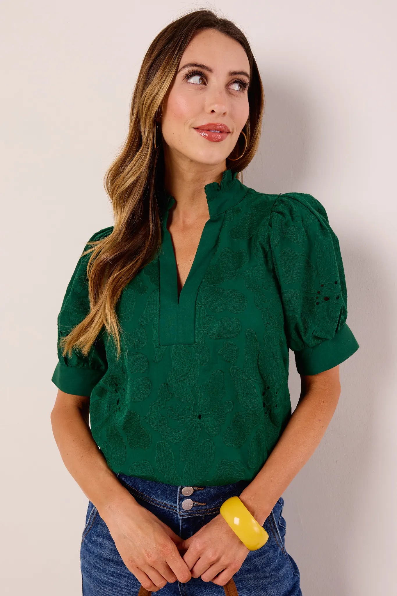 Angela Top- Green