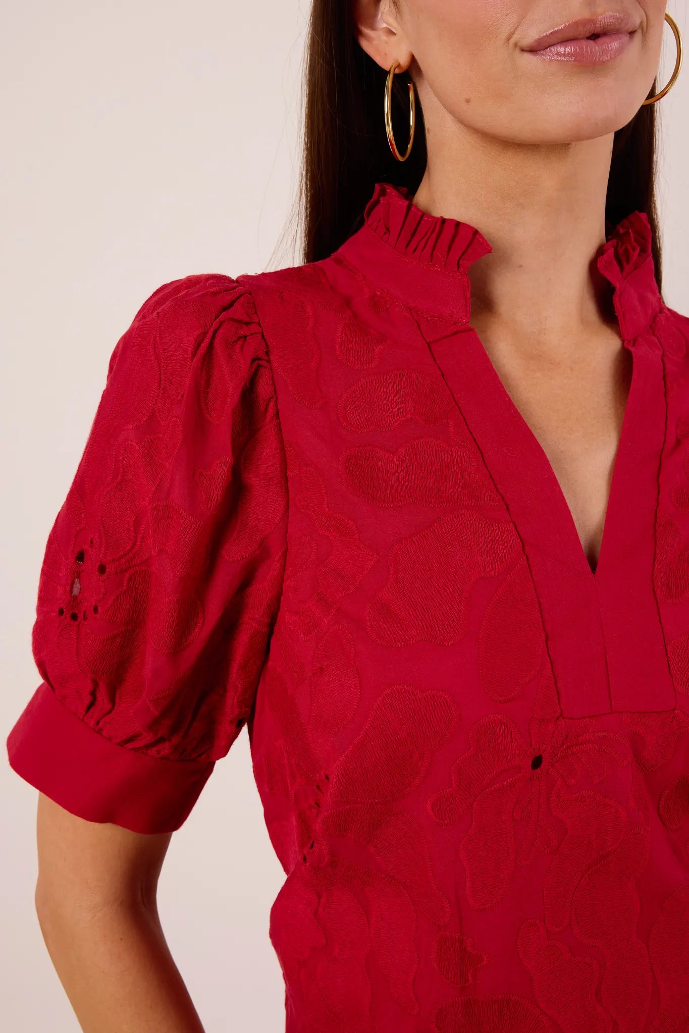 Angela Top- Red