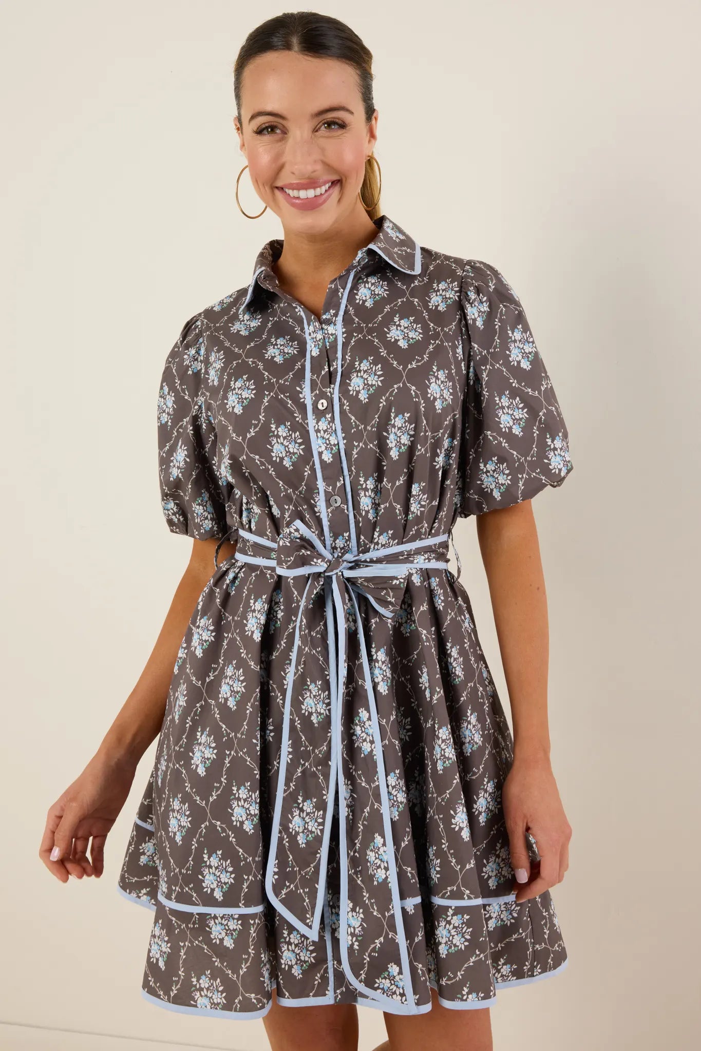 Regan Dress- Brown
