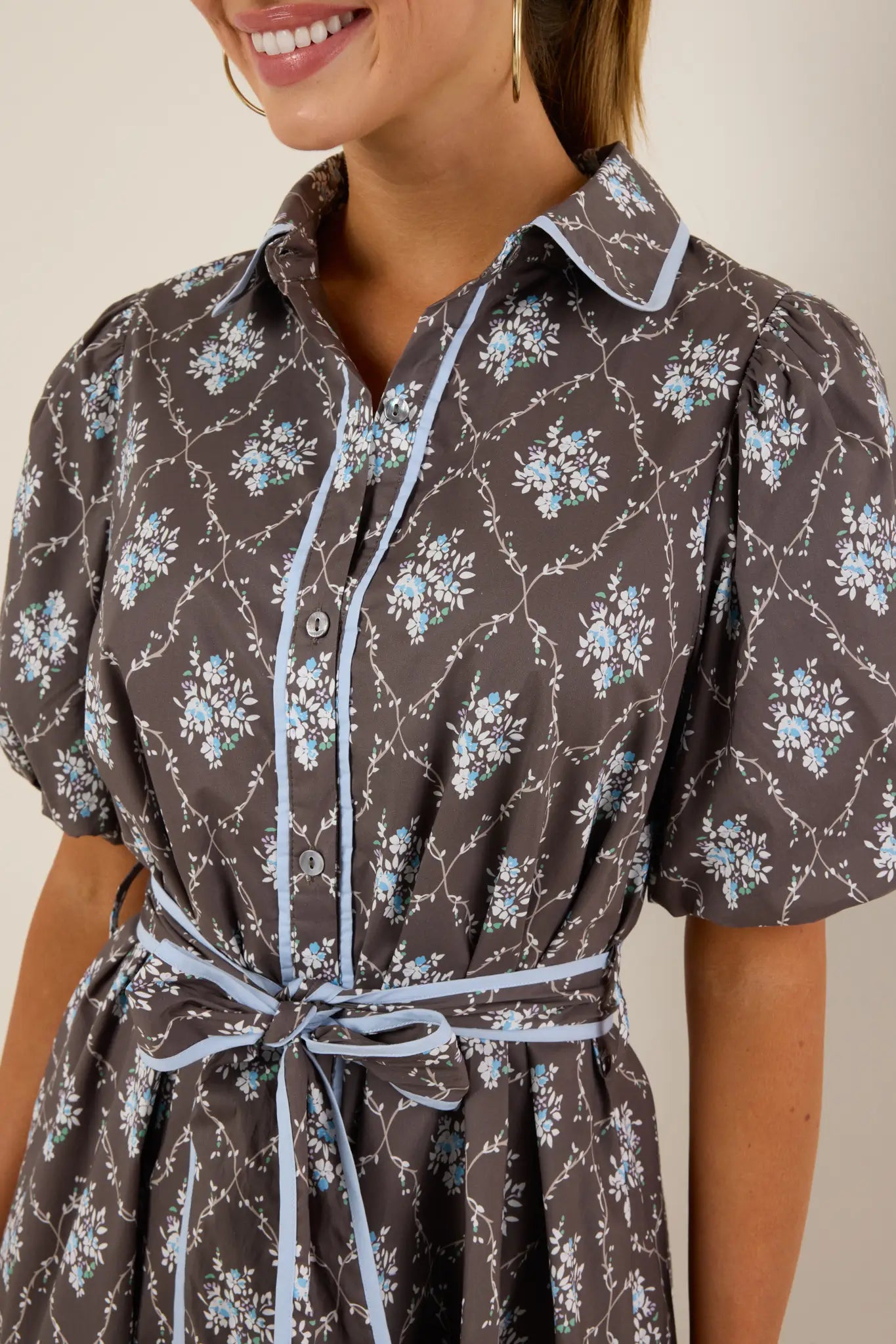 Regan Dress- Brown