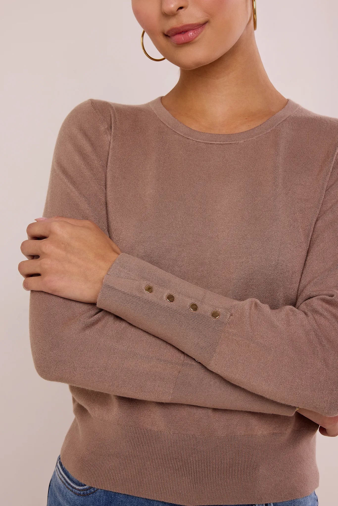 Enid Sweater- Taupe