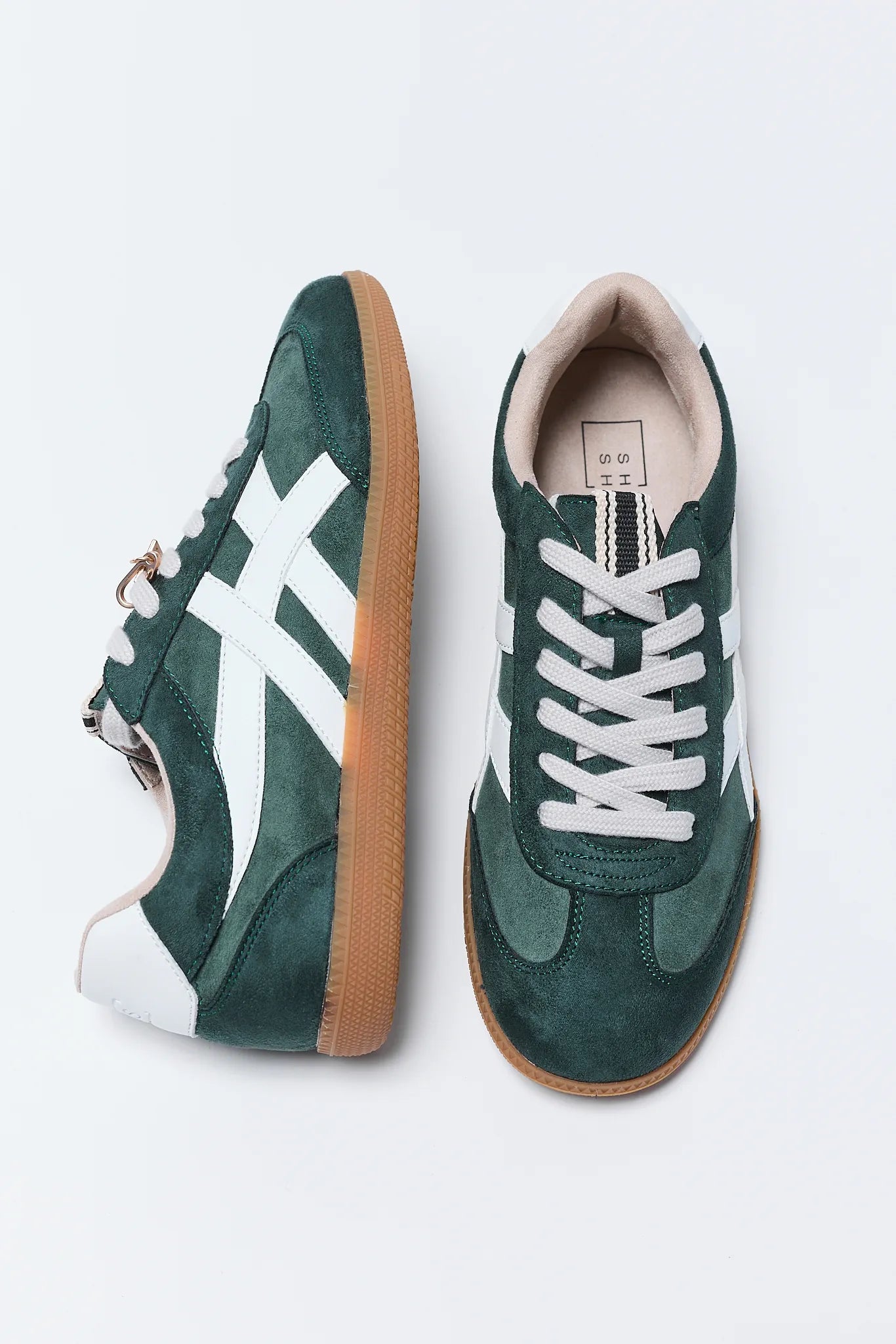 Sasha Green Sporty Sneakers