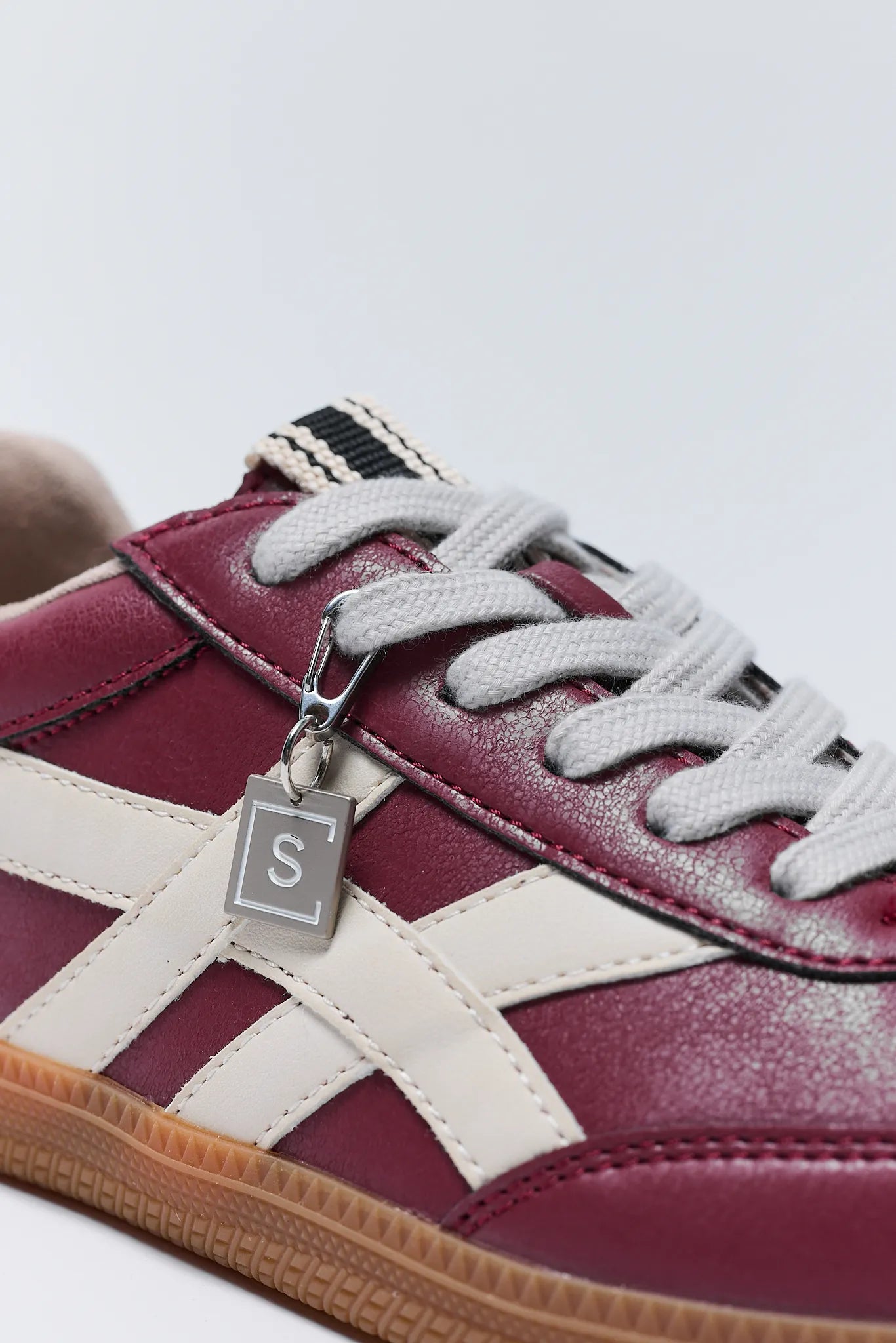 Sasha Cranberry Sporty Sneakers