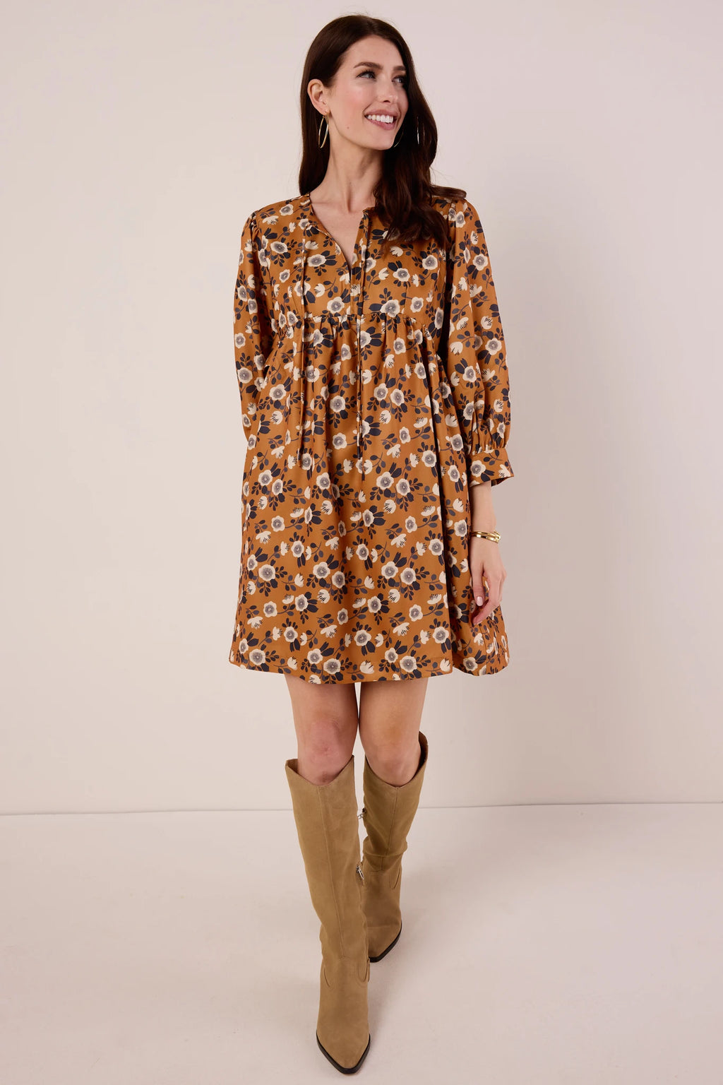 Susie Floral Short Dress | Avara