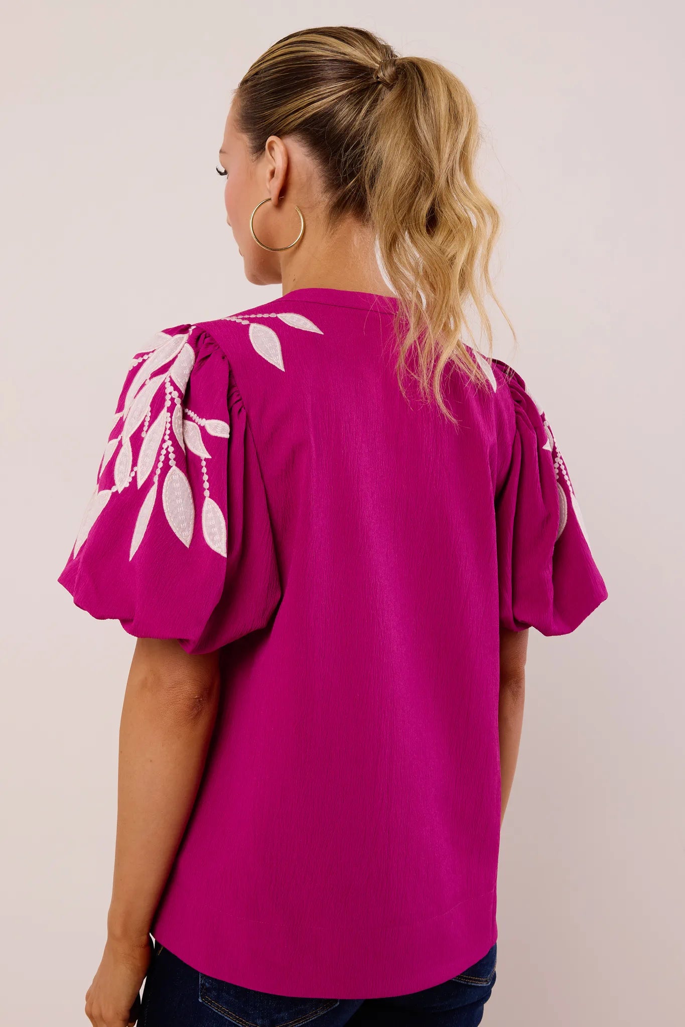 Beth Top- Fuchsia