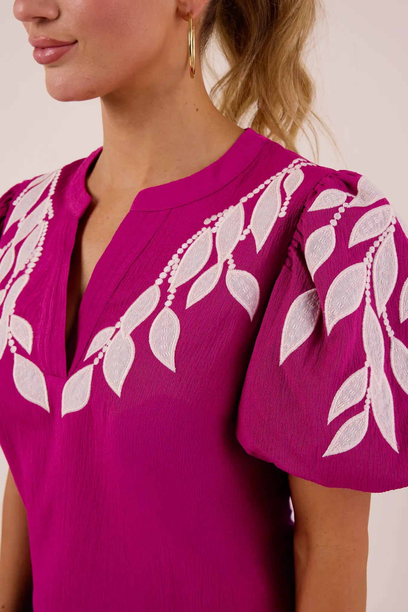 Beth Top- Fuchsia