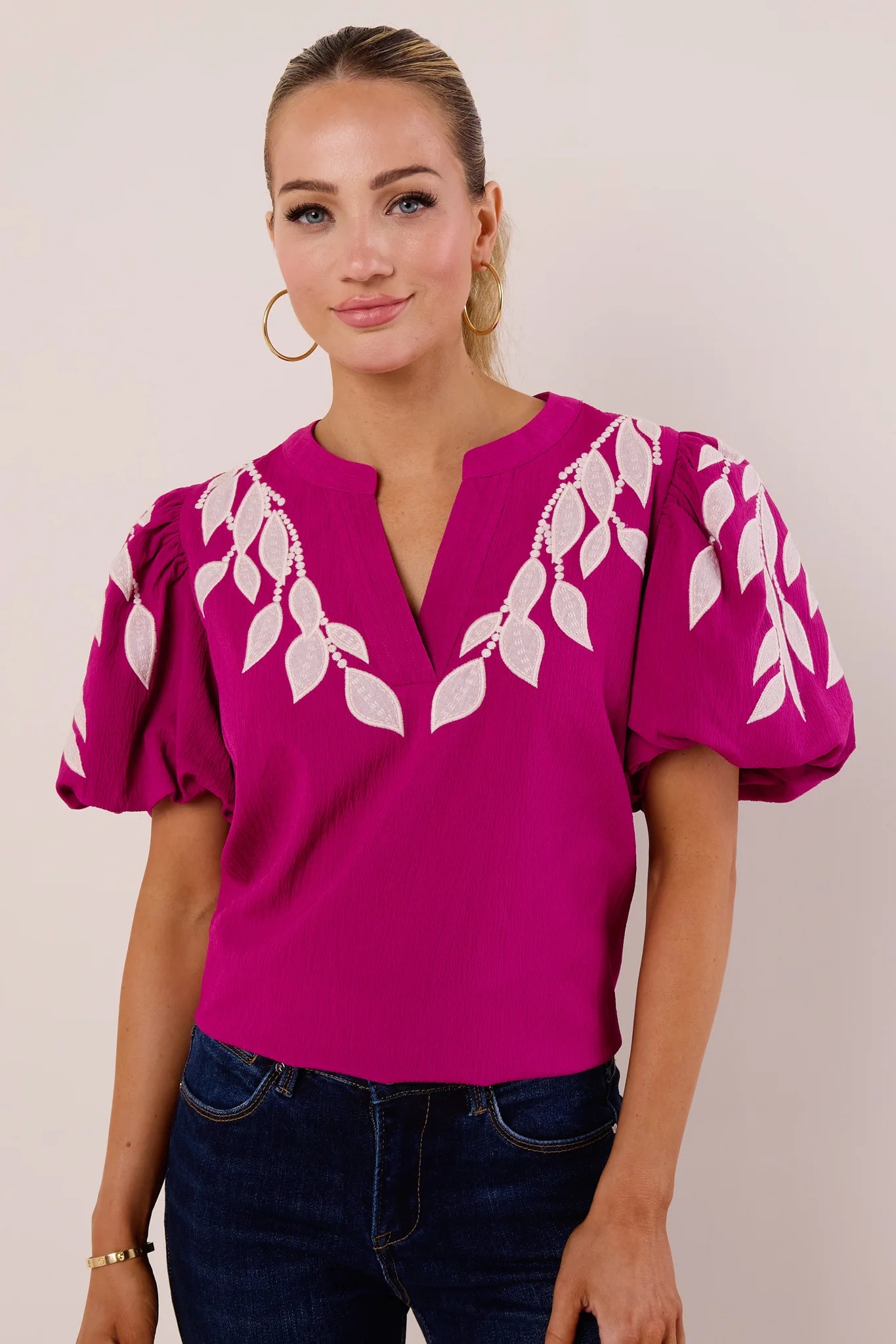 Beth Top- Fuchsia