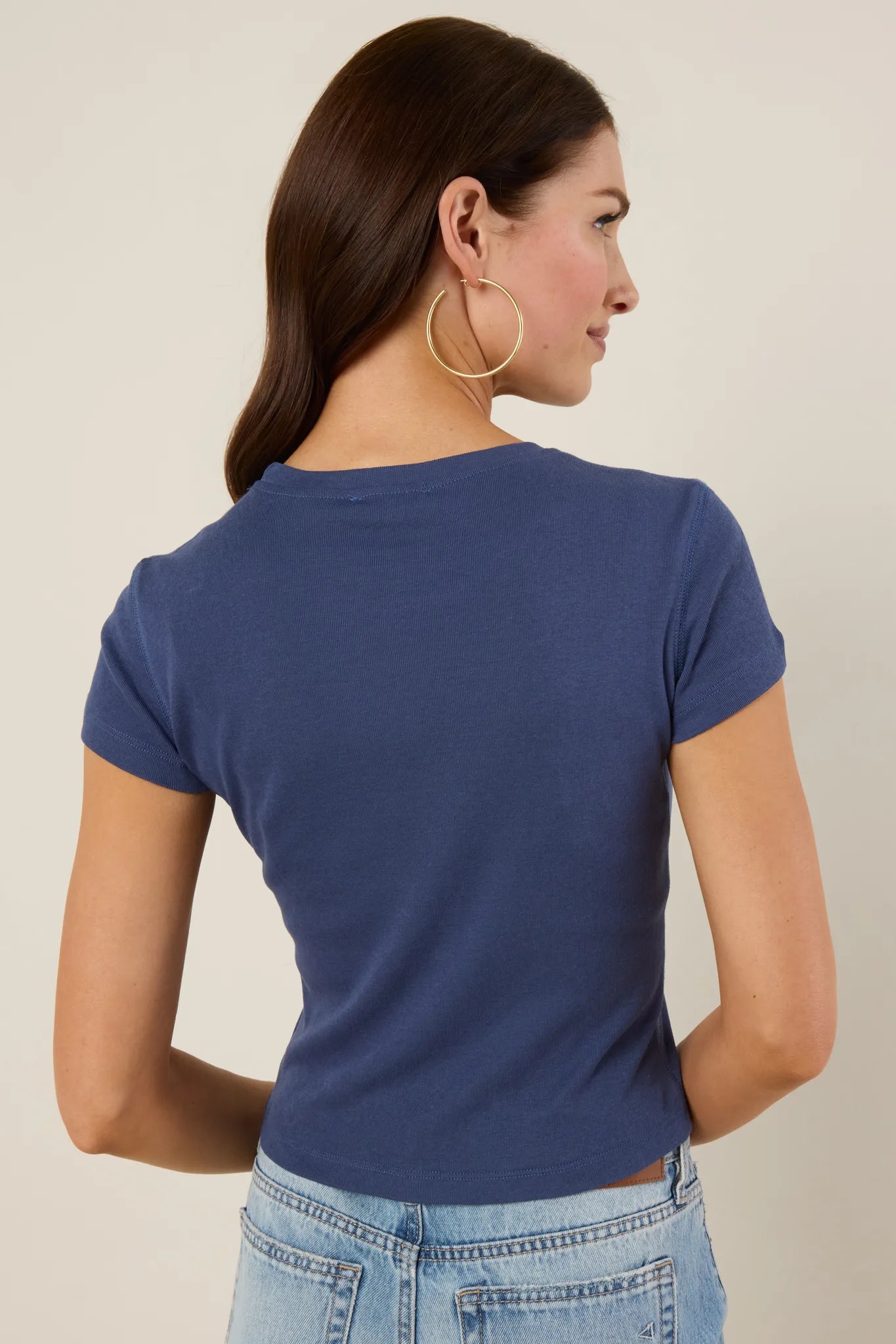 Aria Tee- Navy