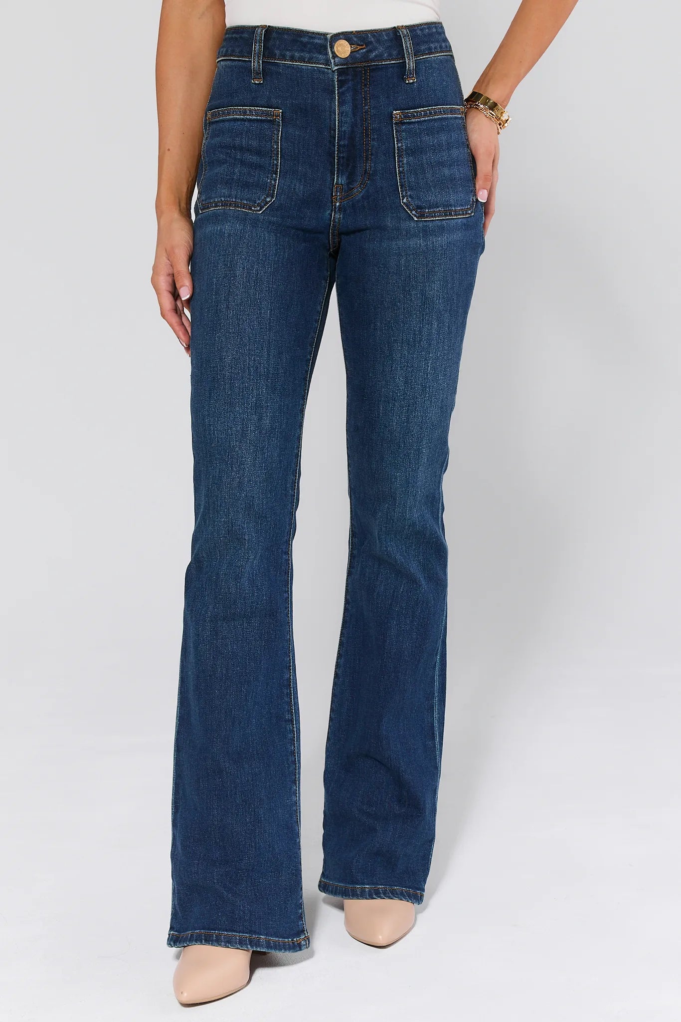 Ana Dark Wash Flare Jeans
