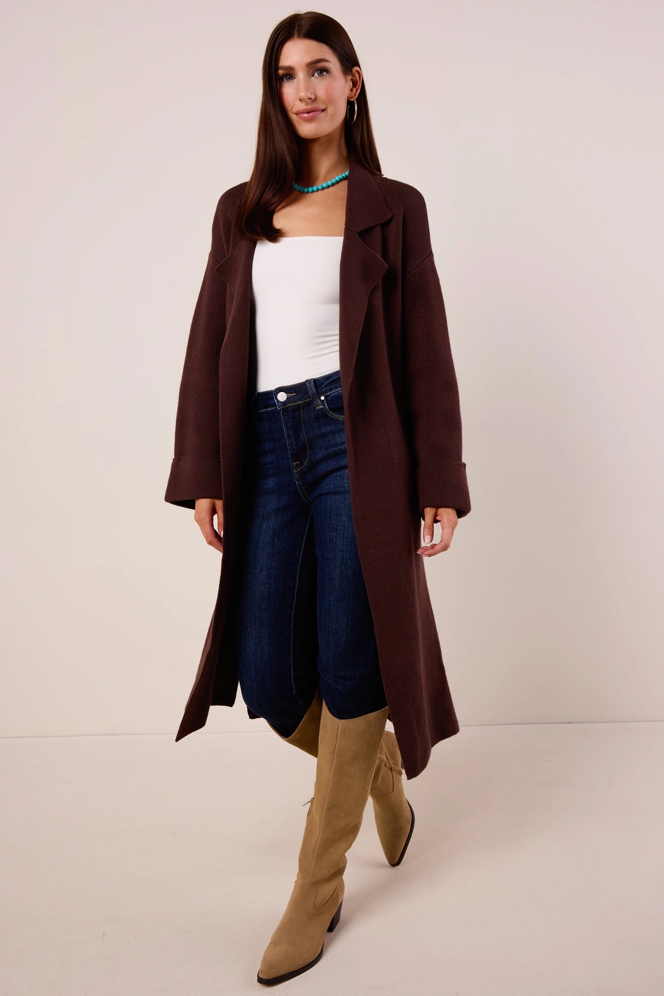 Sloane Coat- Brown