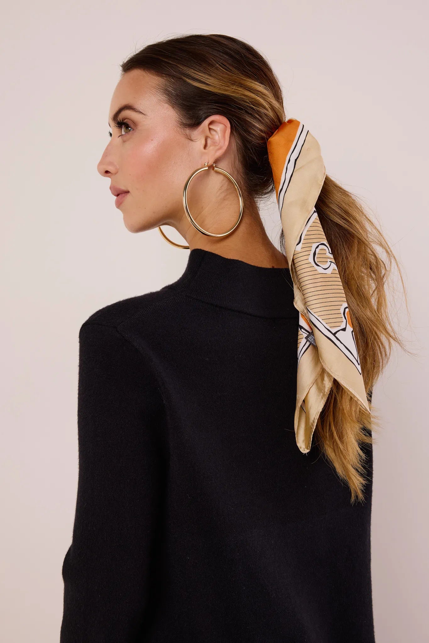 Nikki Hoop Earring 3" Diameter