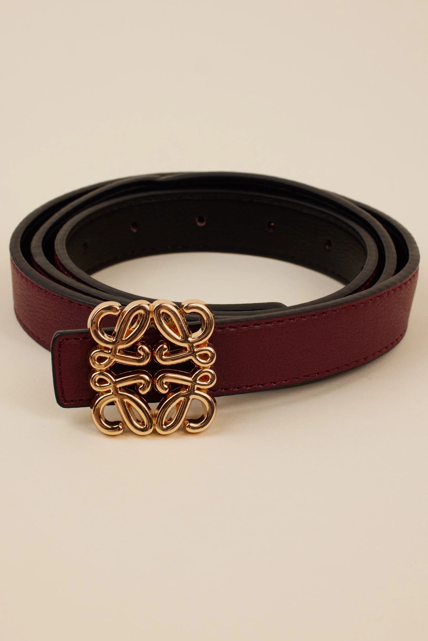 Rowan Belt- Burgundy