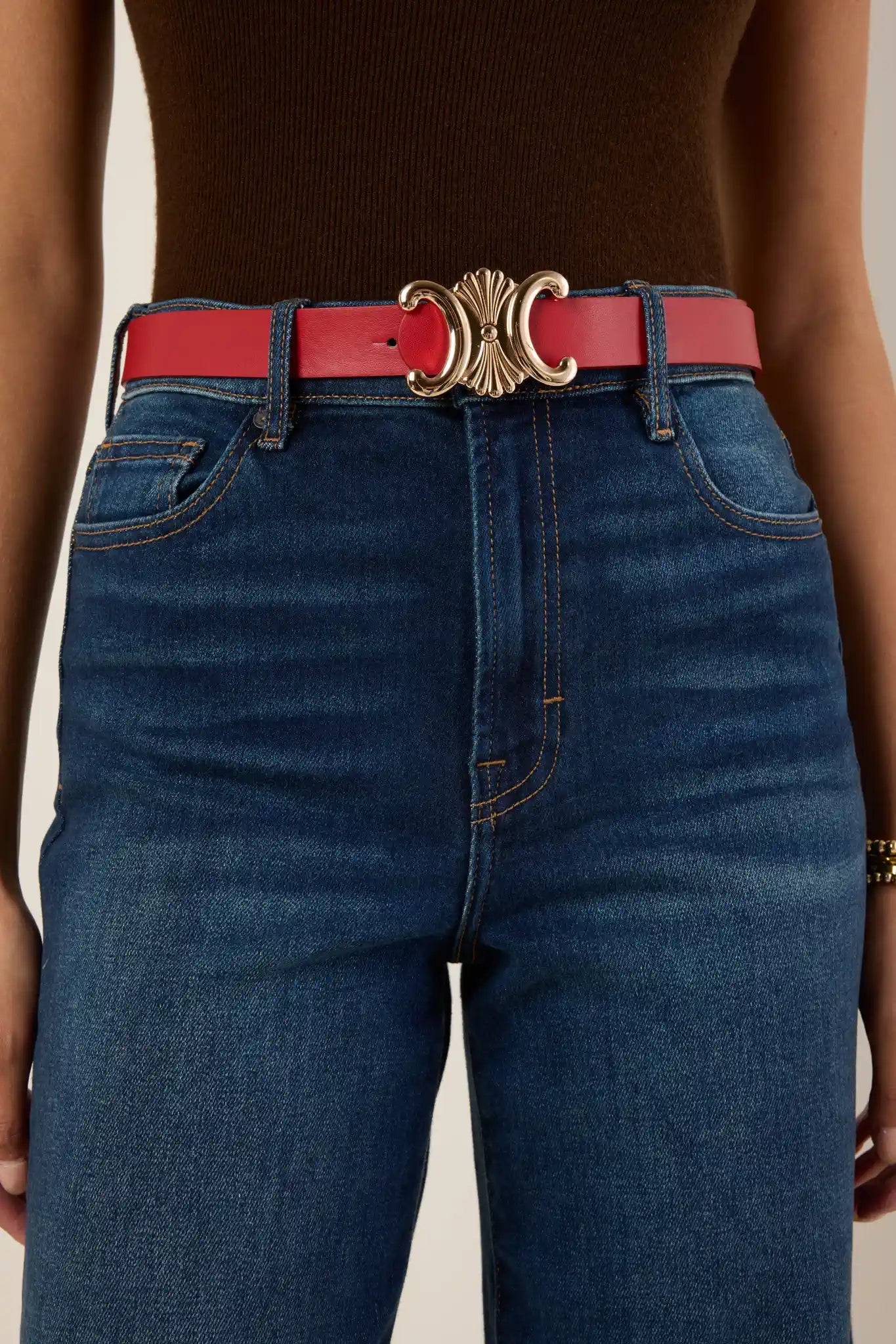 Candace Belt- Red