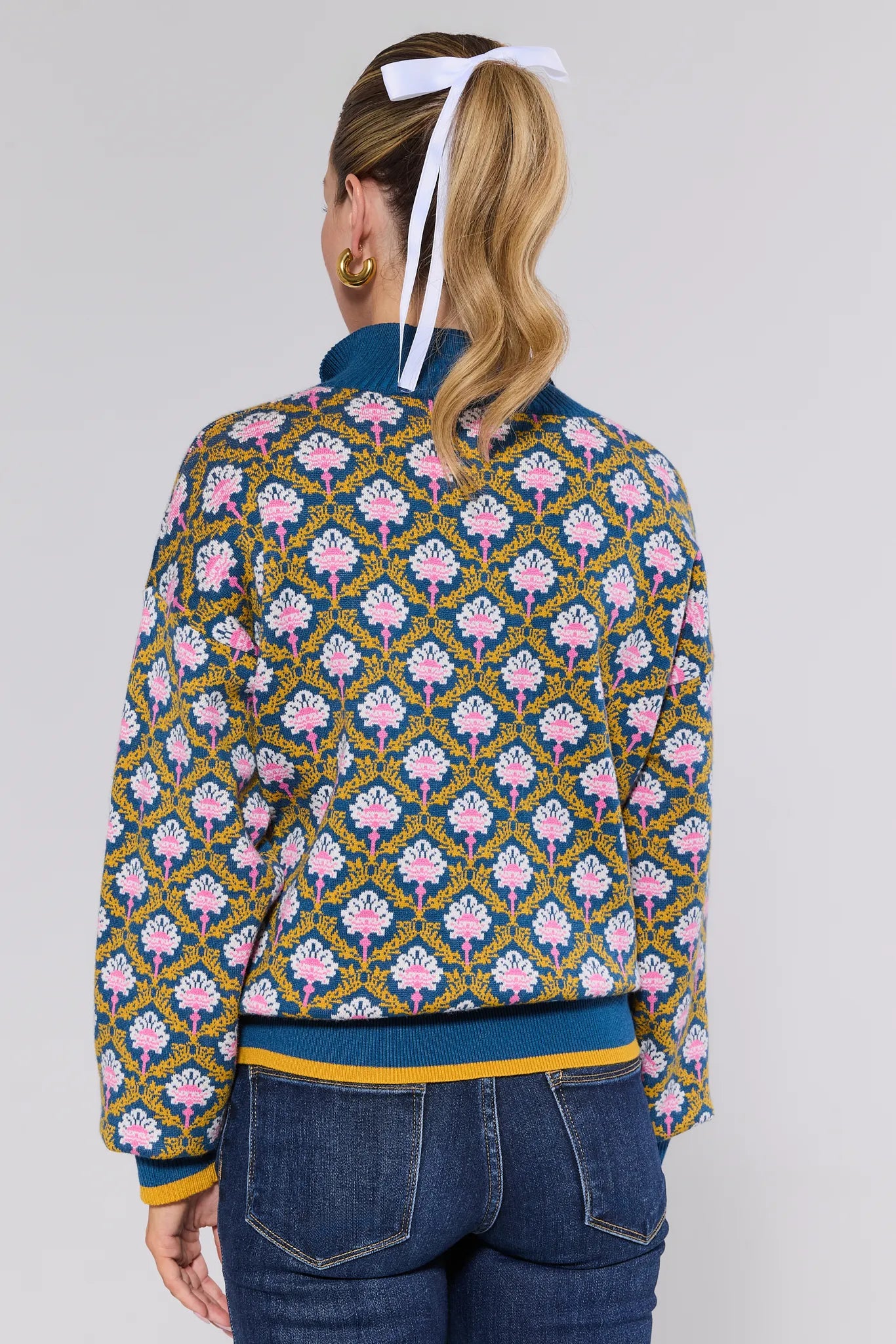Janie Sweater- Teal