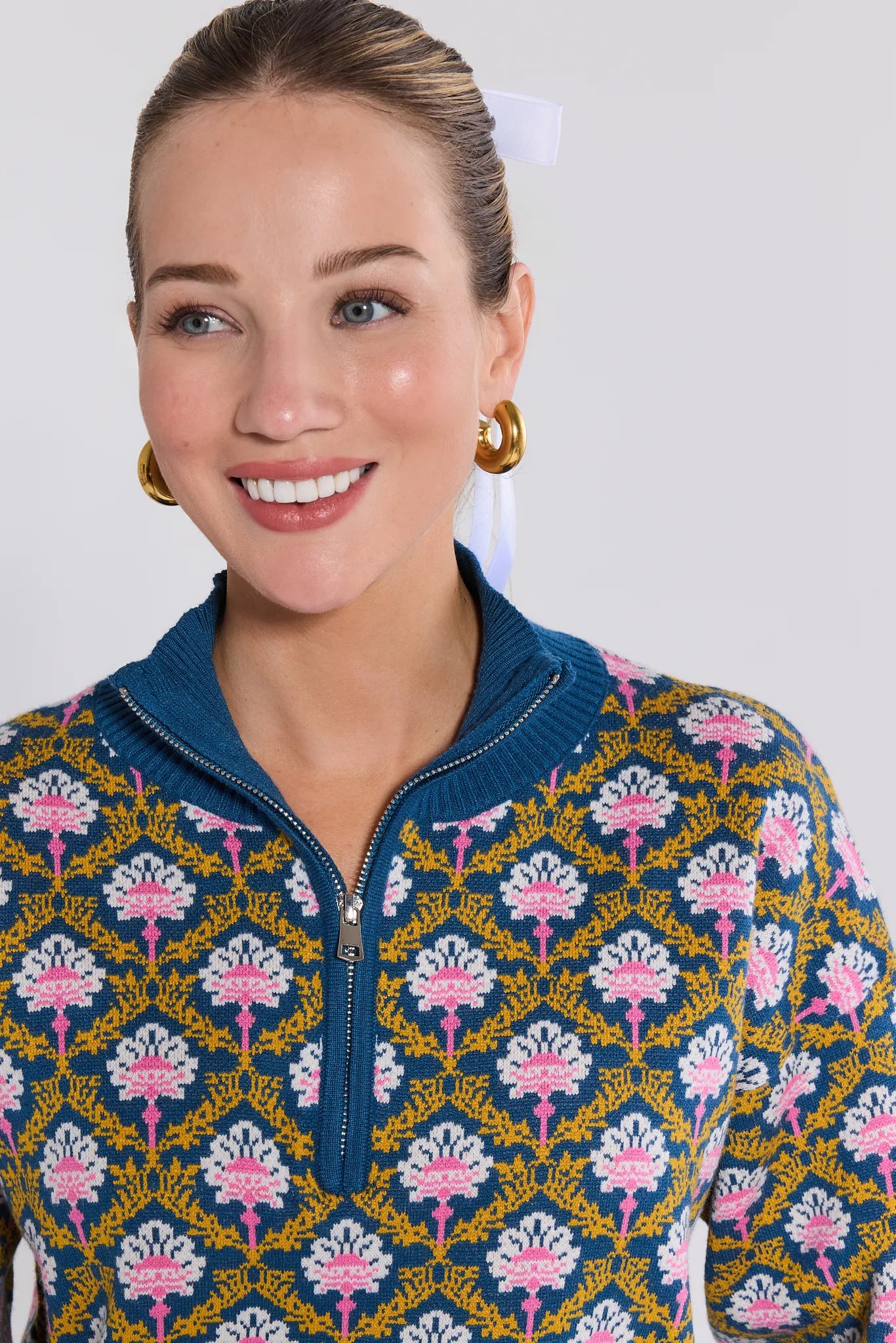 Janie Sweater- Teal