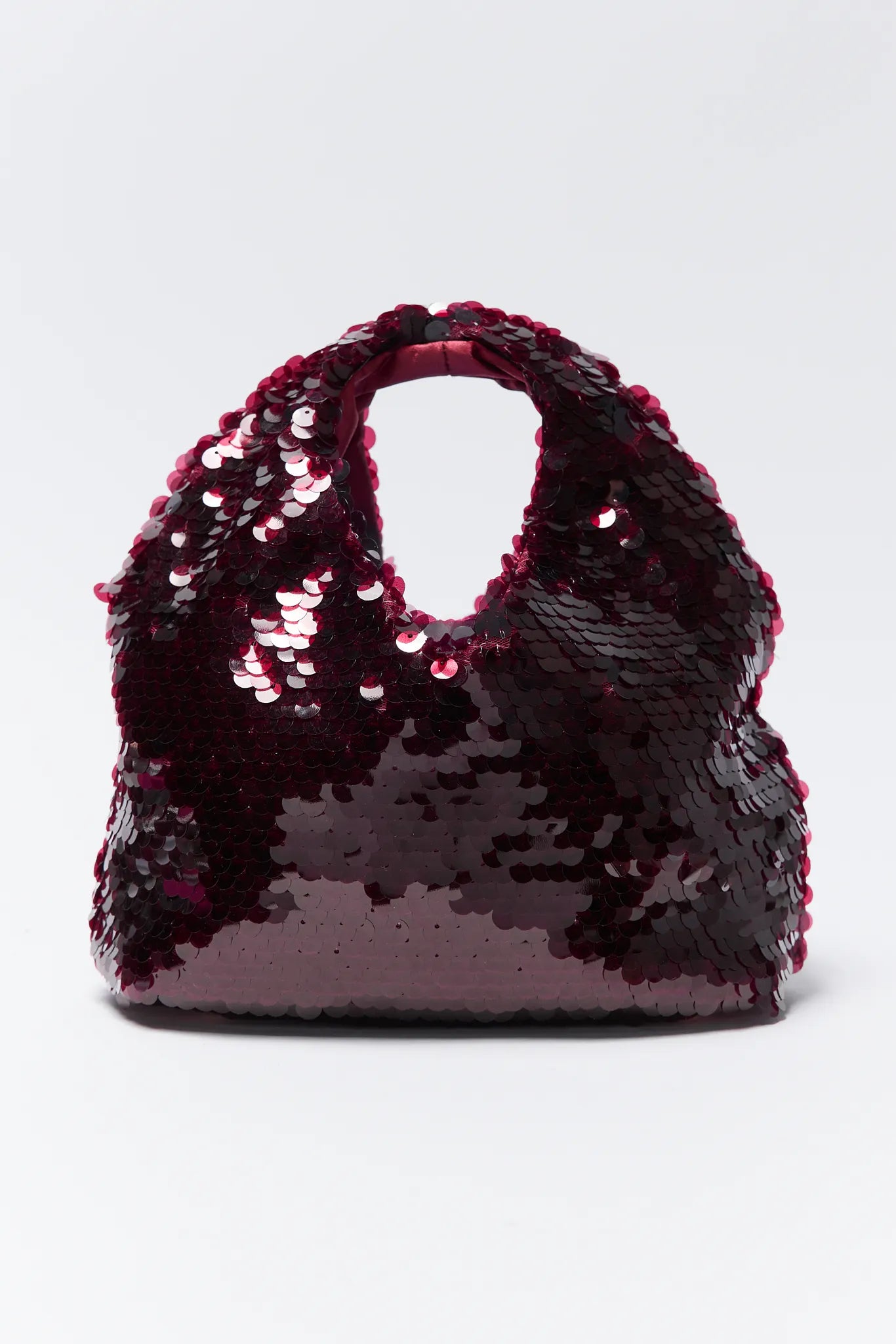 Dahlia Burgundy Sequin Bag