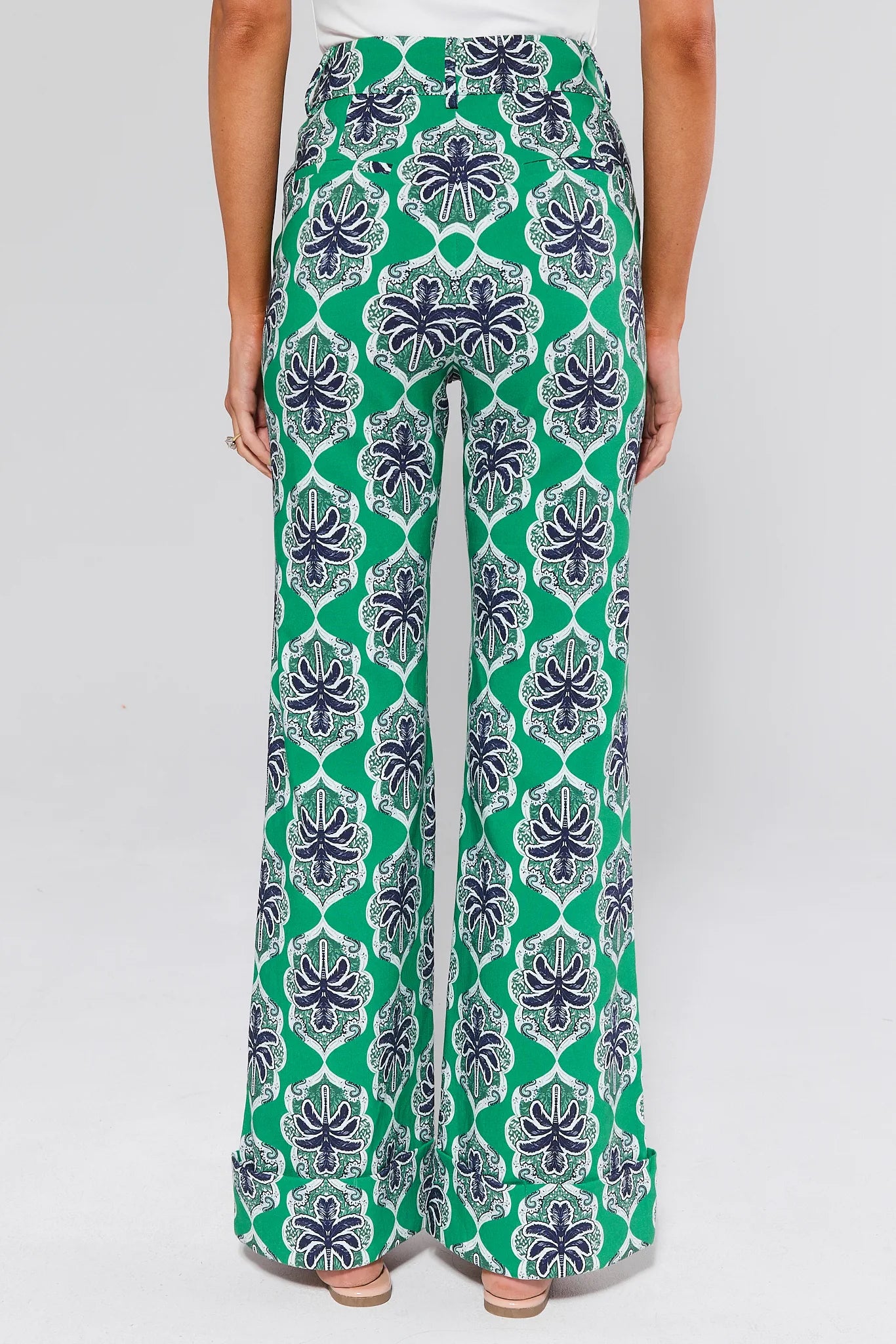 Goldie Green Printed Pants
worn by a person on a white background