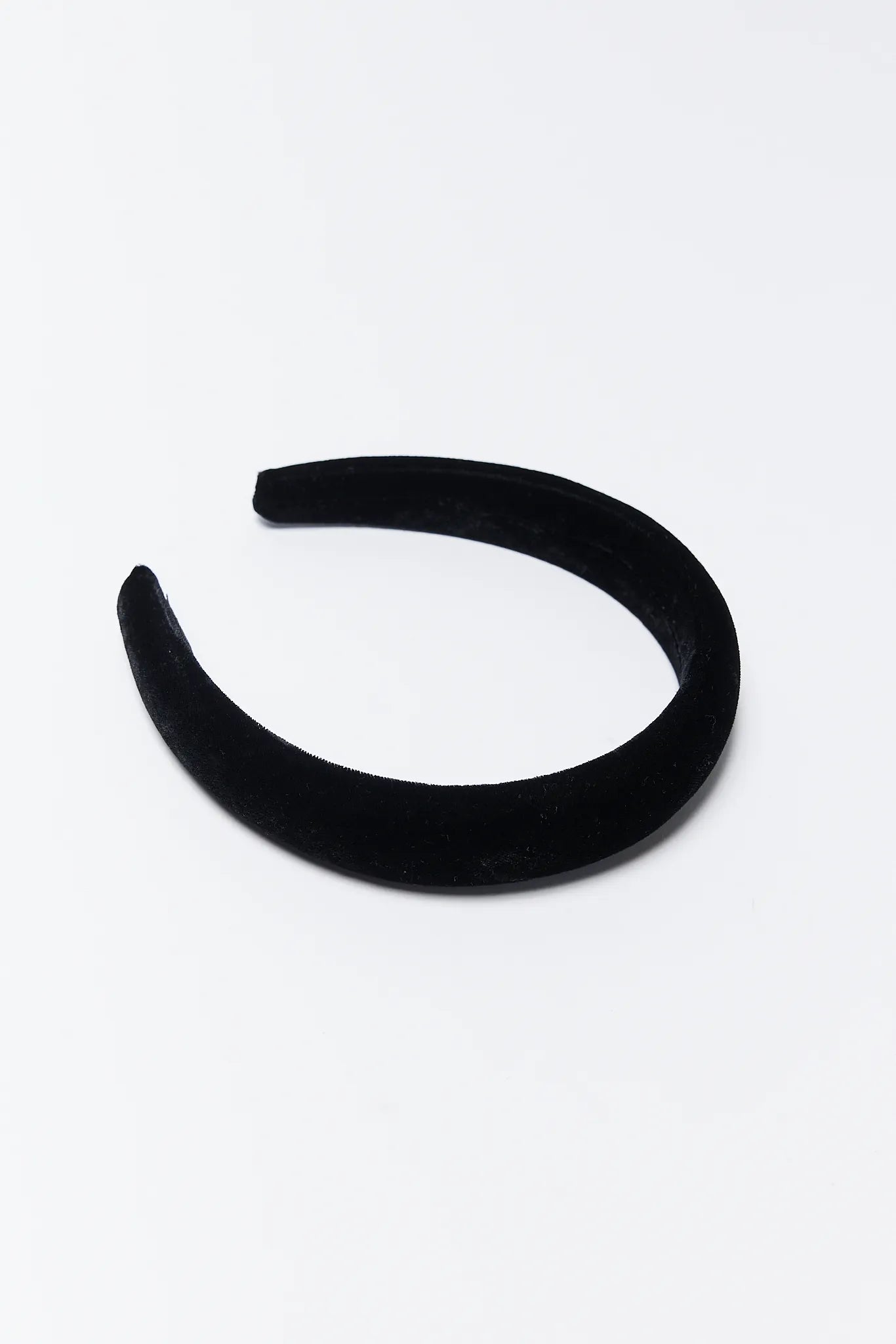 Polly Black Velvet Headband