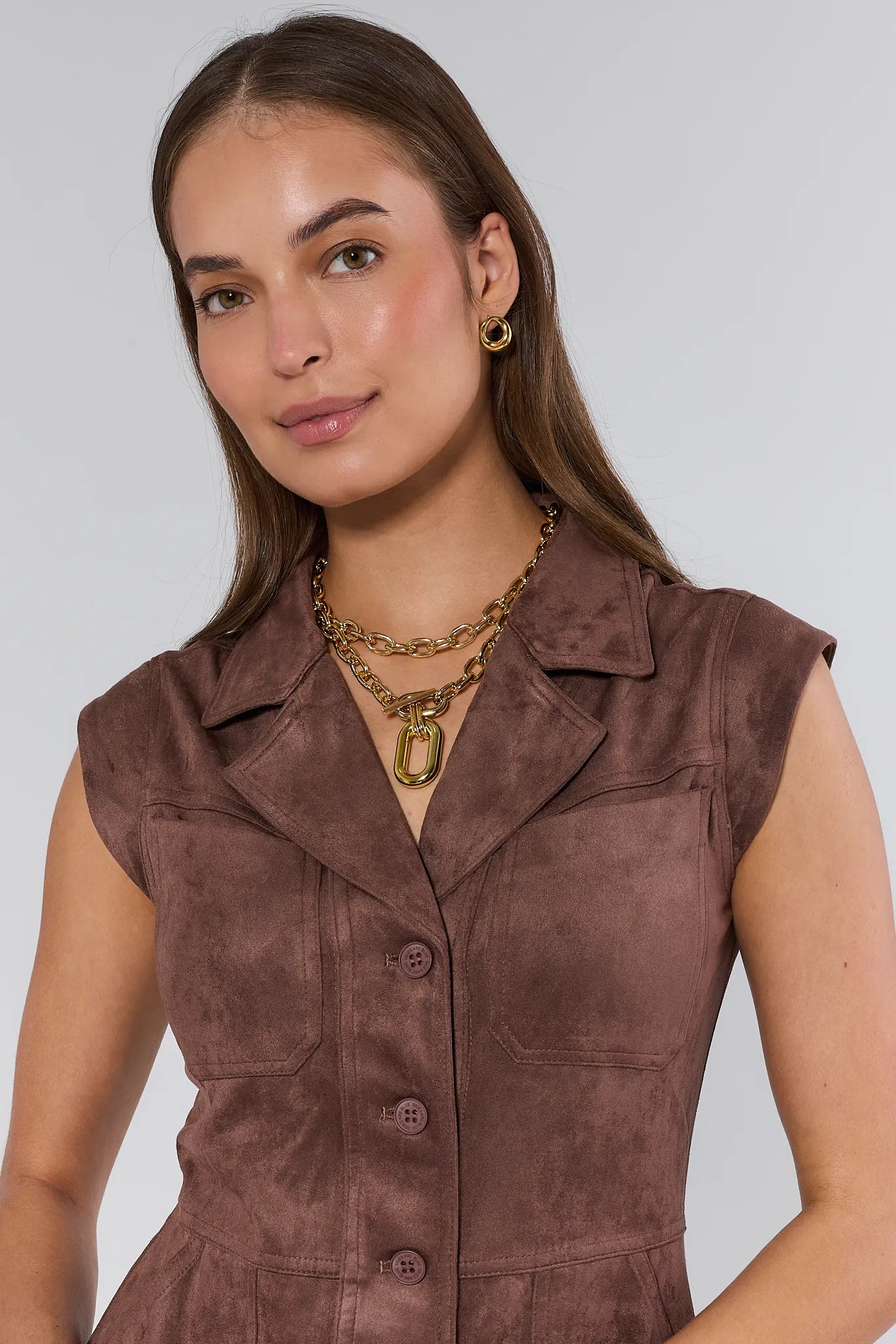 Lilly Gold Layered Necklace