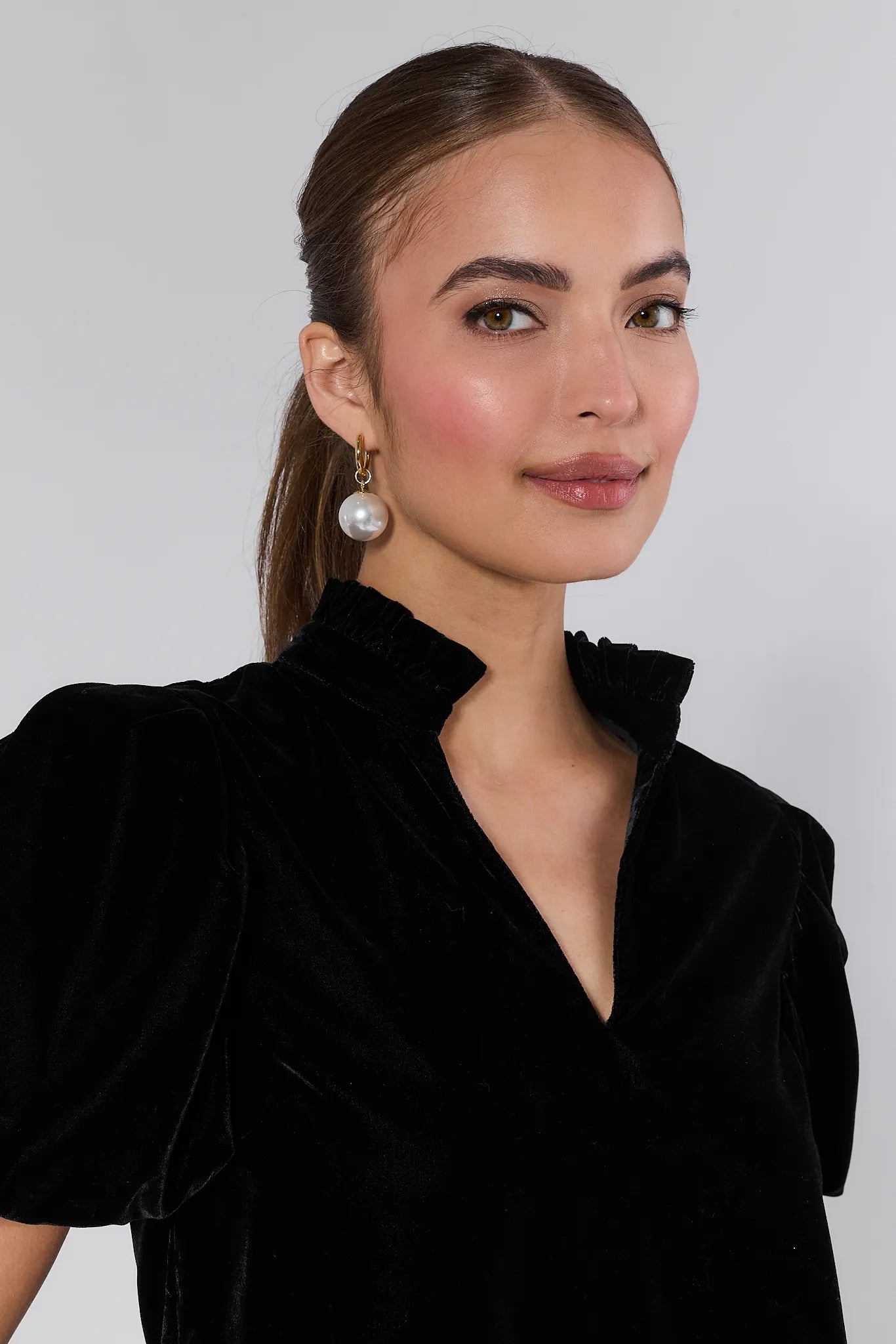 Audrey Pearl Drop Earrings