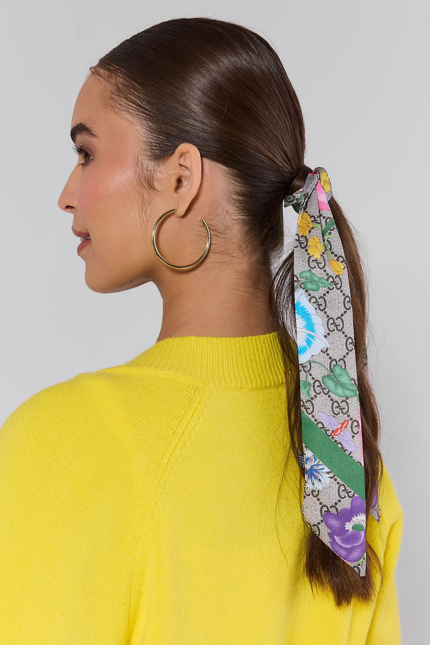 Anders Green Printed Scarf