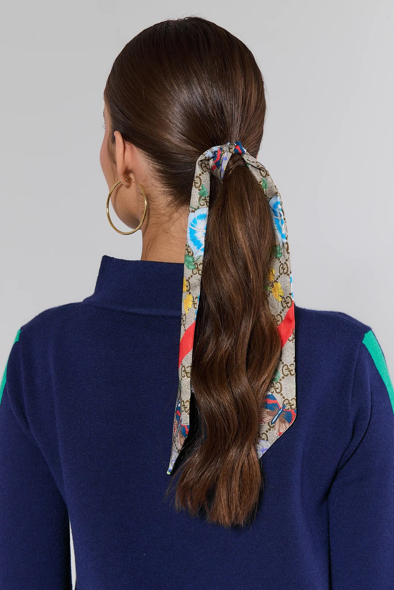 Anders Orange Printed Scarf