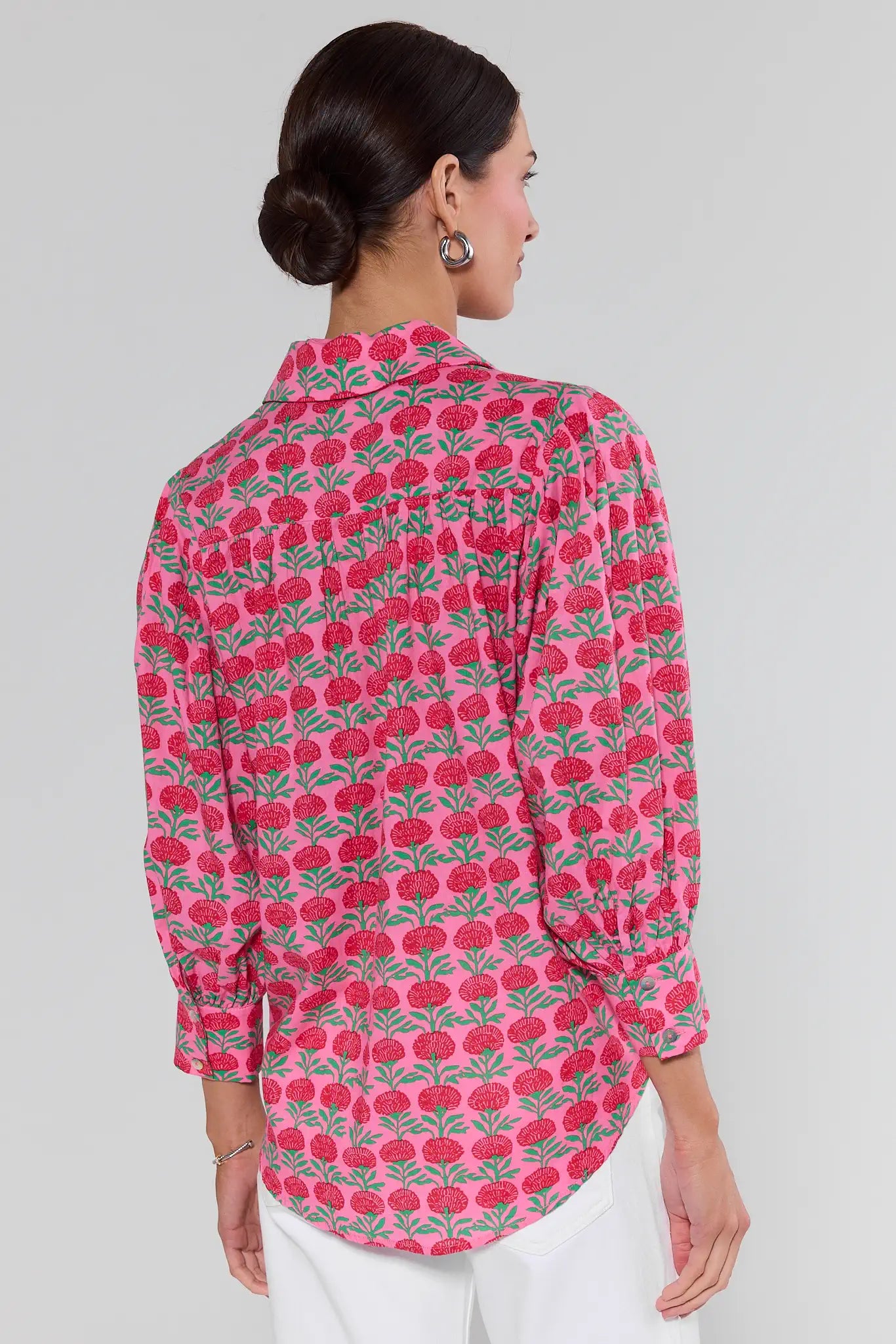 Plus Size A Line Flowy Dresses Long Sleeve V Neck|Moon Wood